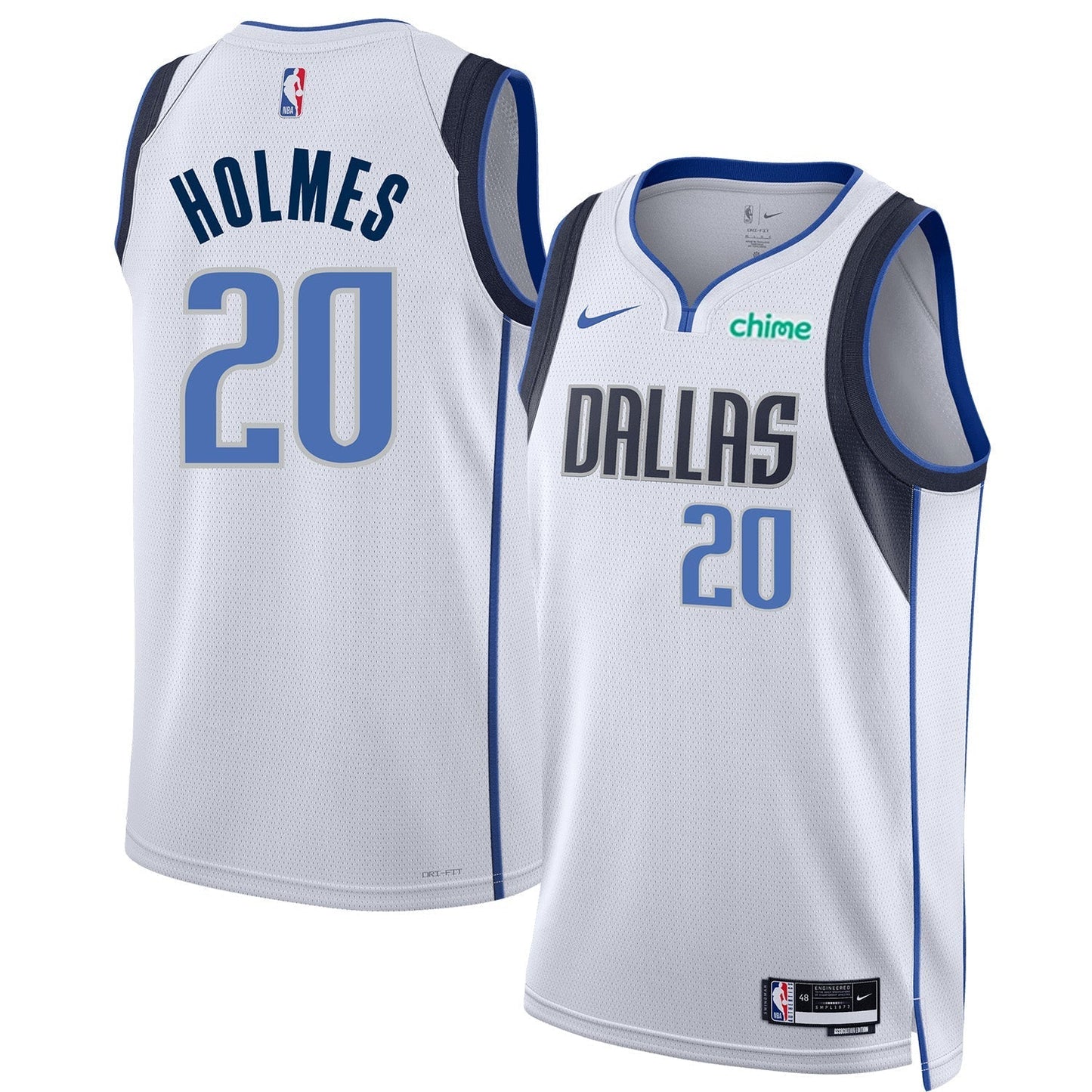Richaun Holmes Dallas Mavericks 20 Jersey
