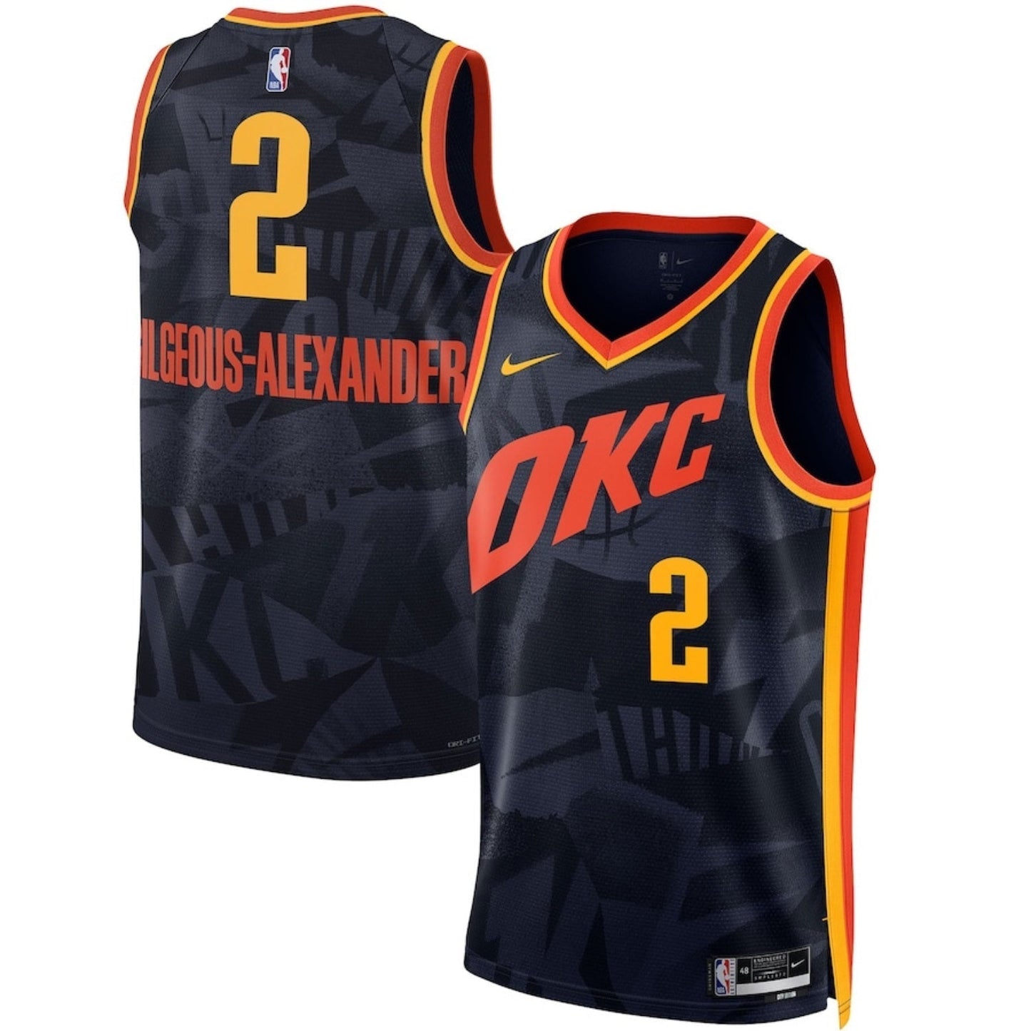 Shai Gilgeous Alexander  Oklahoma City Thunder 2 Jersey