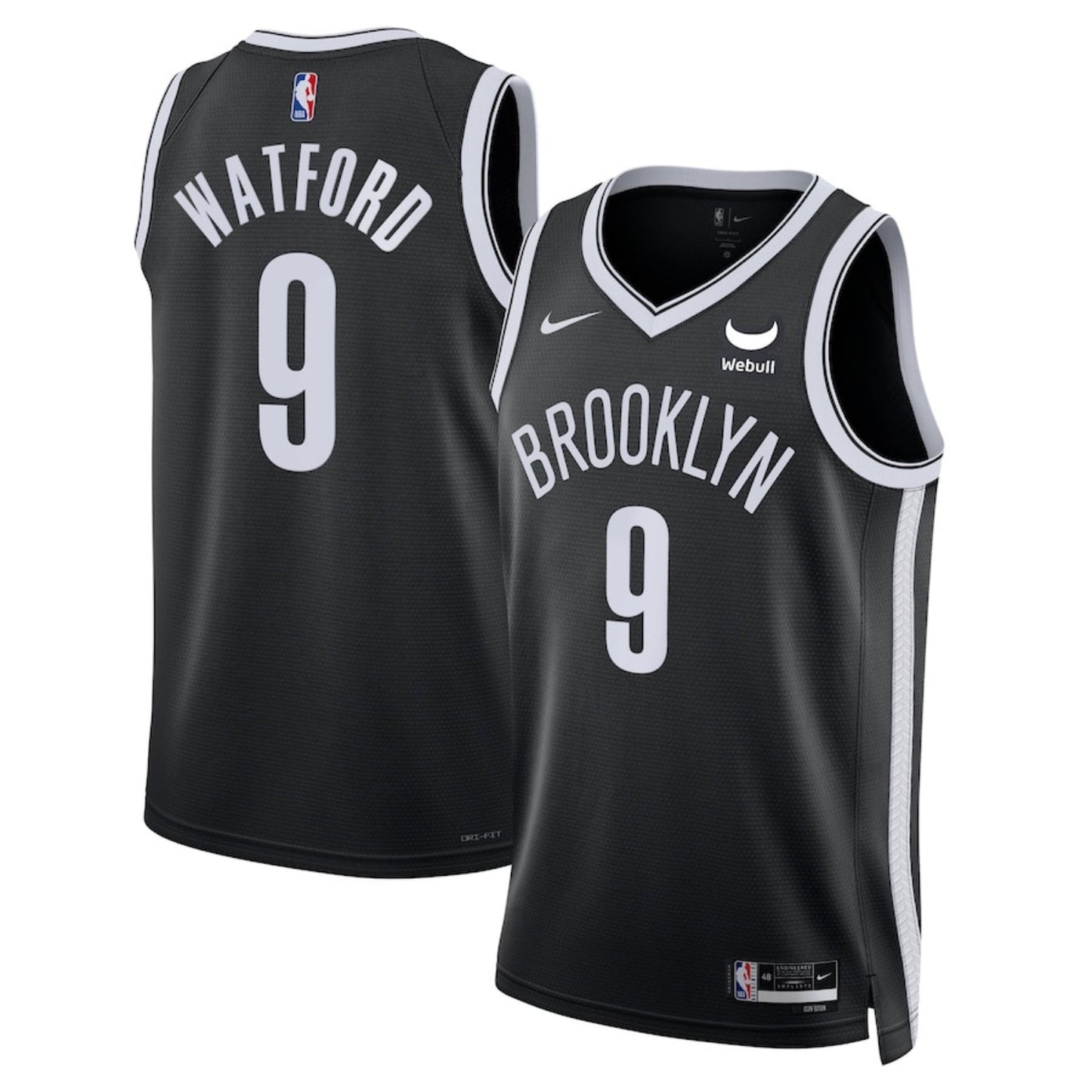 Trendon Watford Brooklyn Nets 9 Jersey