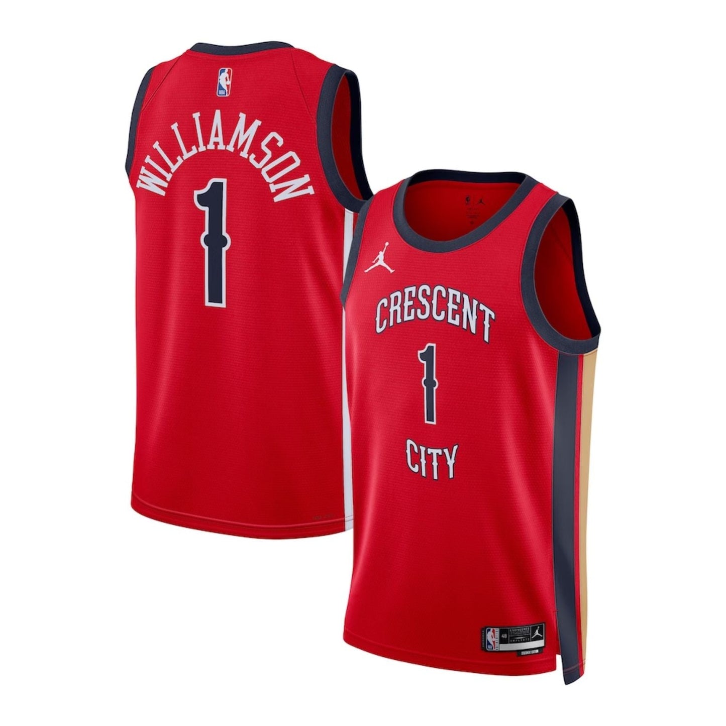 Zion Williamson New Orleans Pelicans 1 Jersey