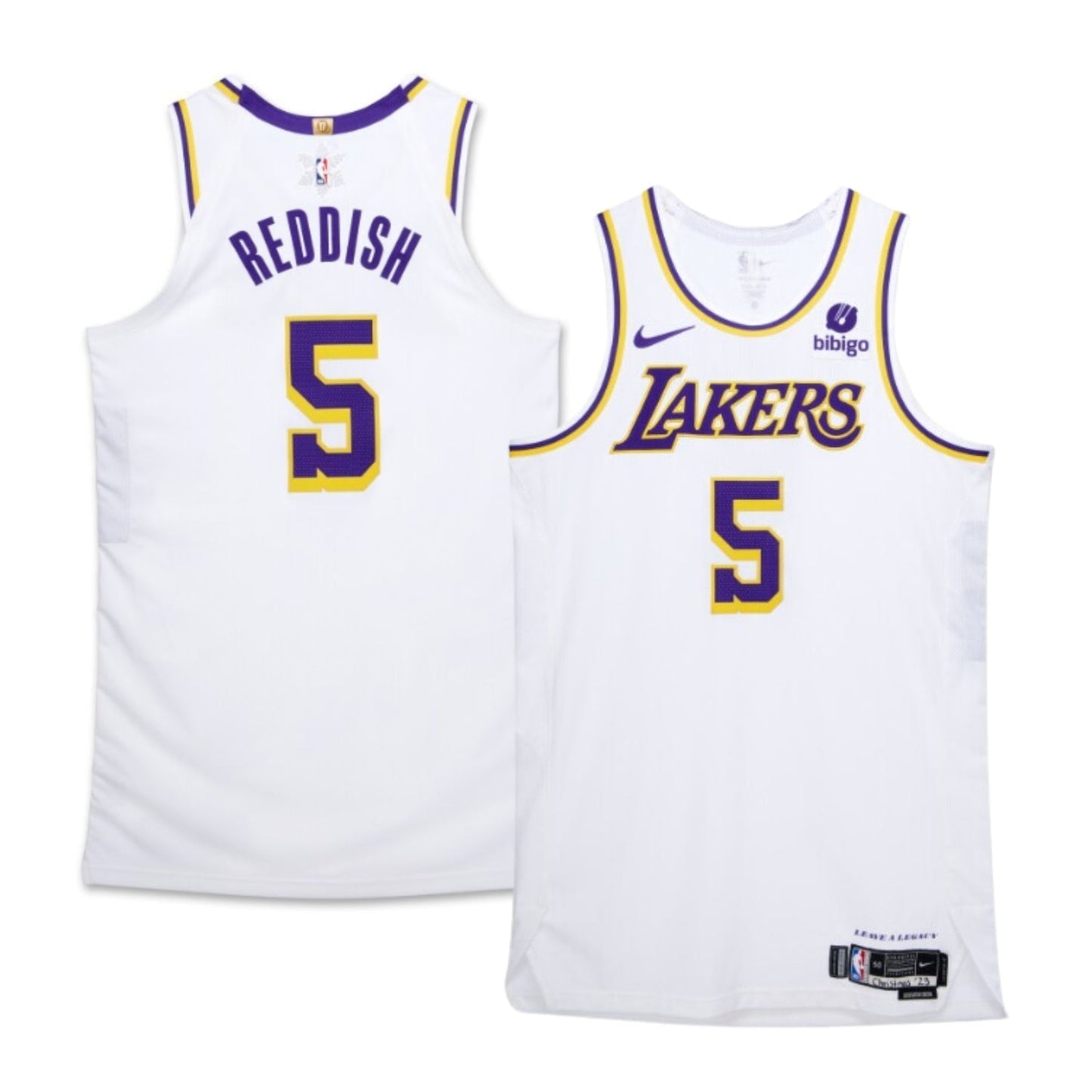 Cam Reddish Los Angeles Lakers 5 Jersey