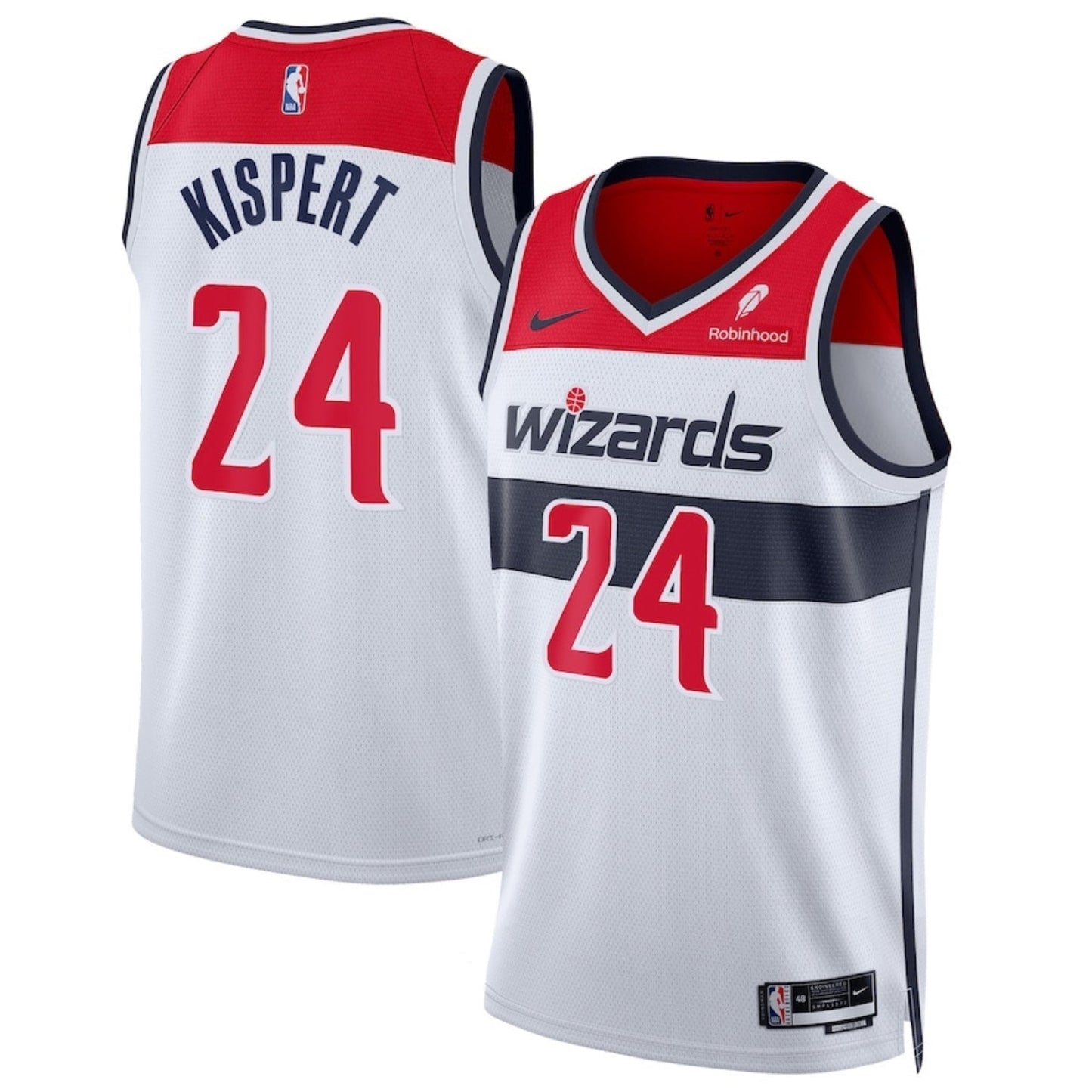 Corey Kispert Washington Wizards 24 Jersey