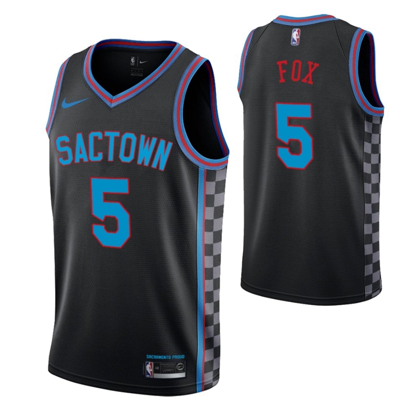 De'Aaron Fox Sacramento Kings 5 Jersey