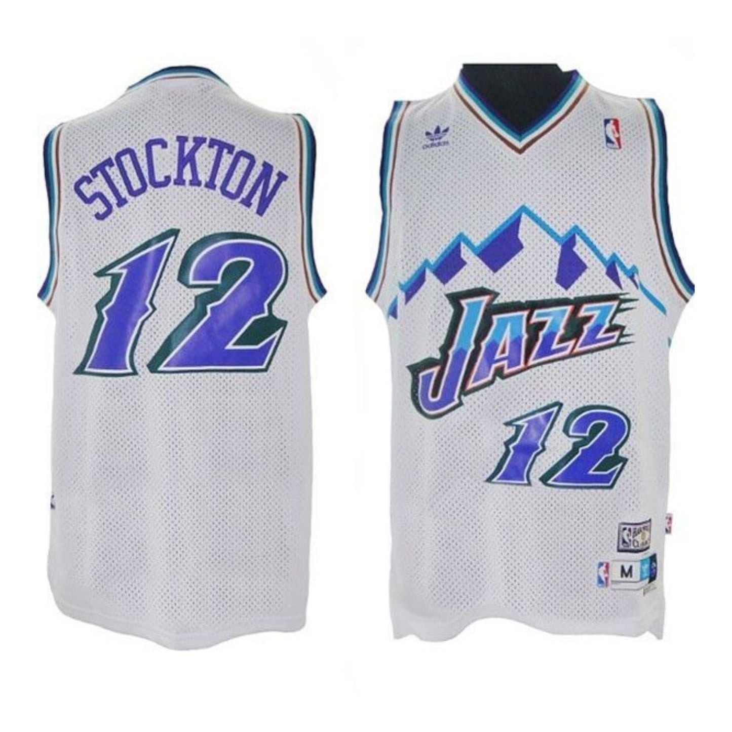 John Stockton Utah Jazz 12 Retro Jersey