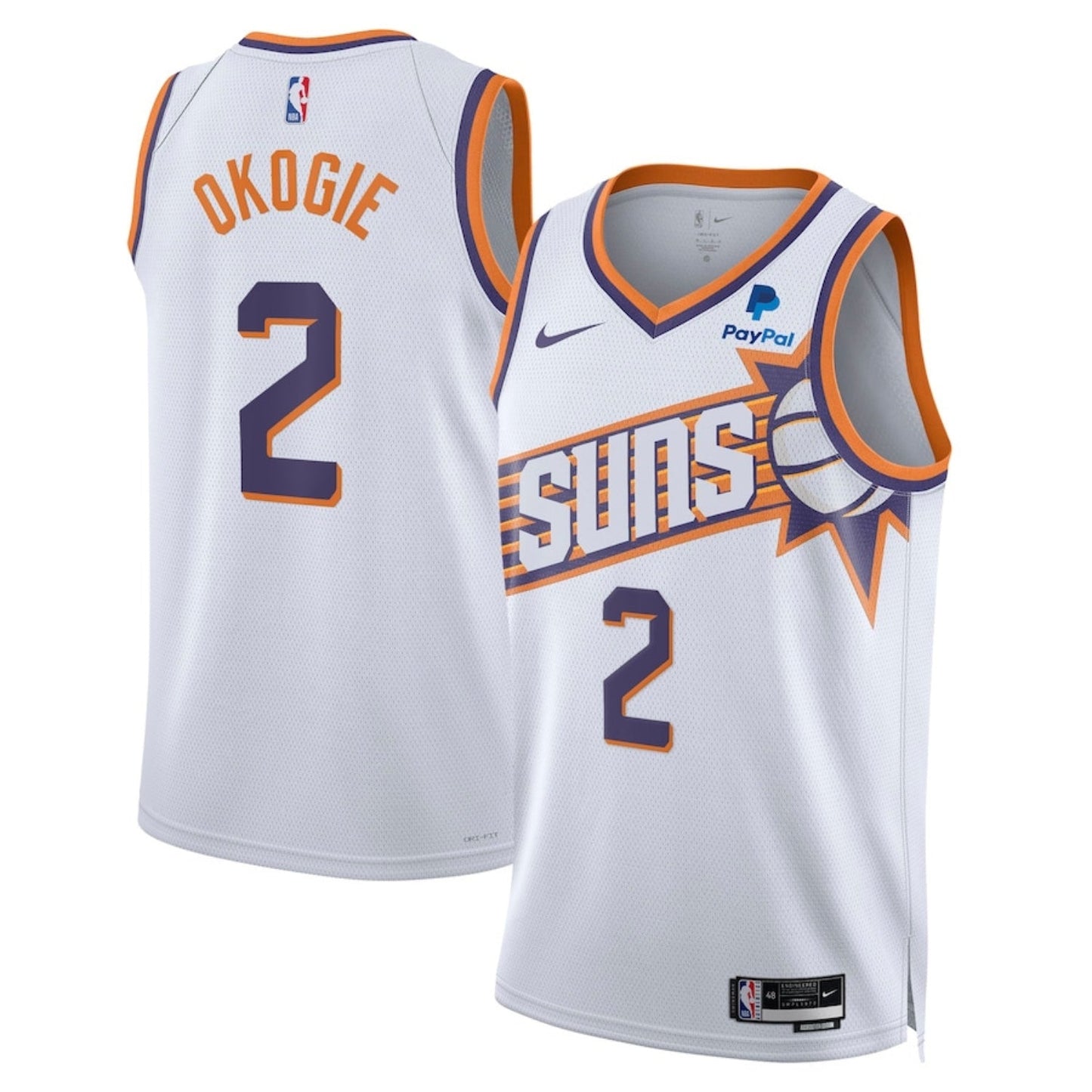 Josh Okogie Phoenix Suns 2 Jersey