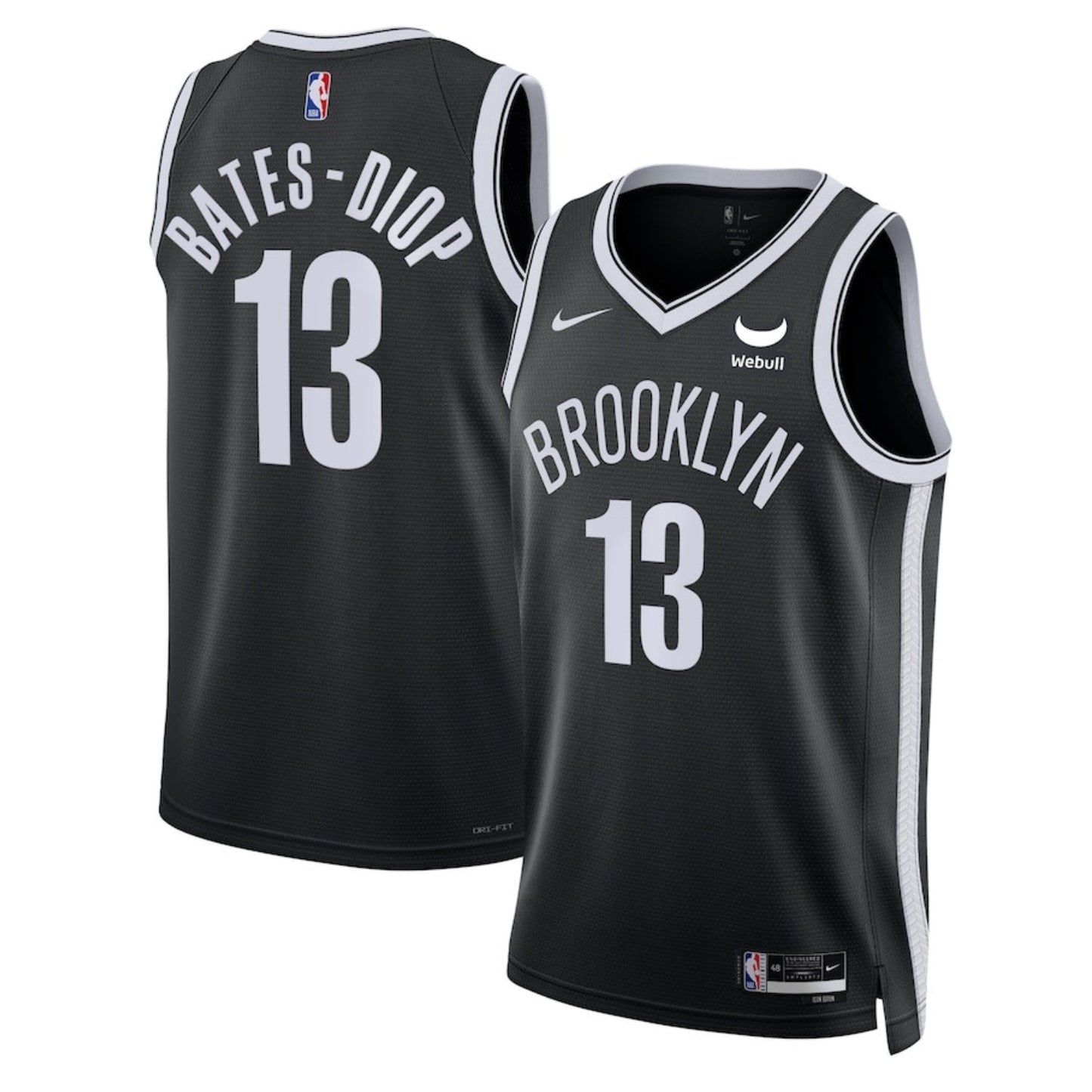 Keita Bates-Diop Brooklyn Nets 13 Jersey