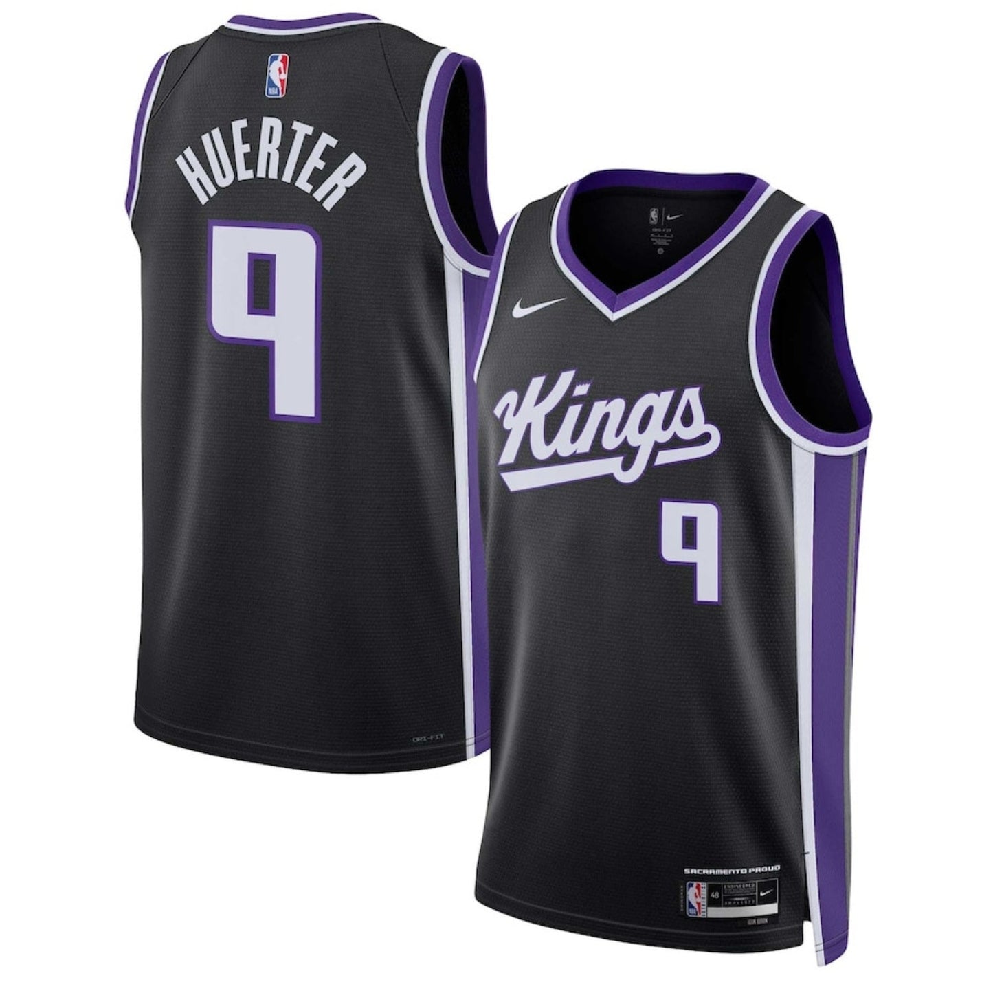 Kevin Huerter Sacramento Kings 9 Jersey