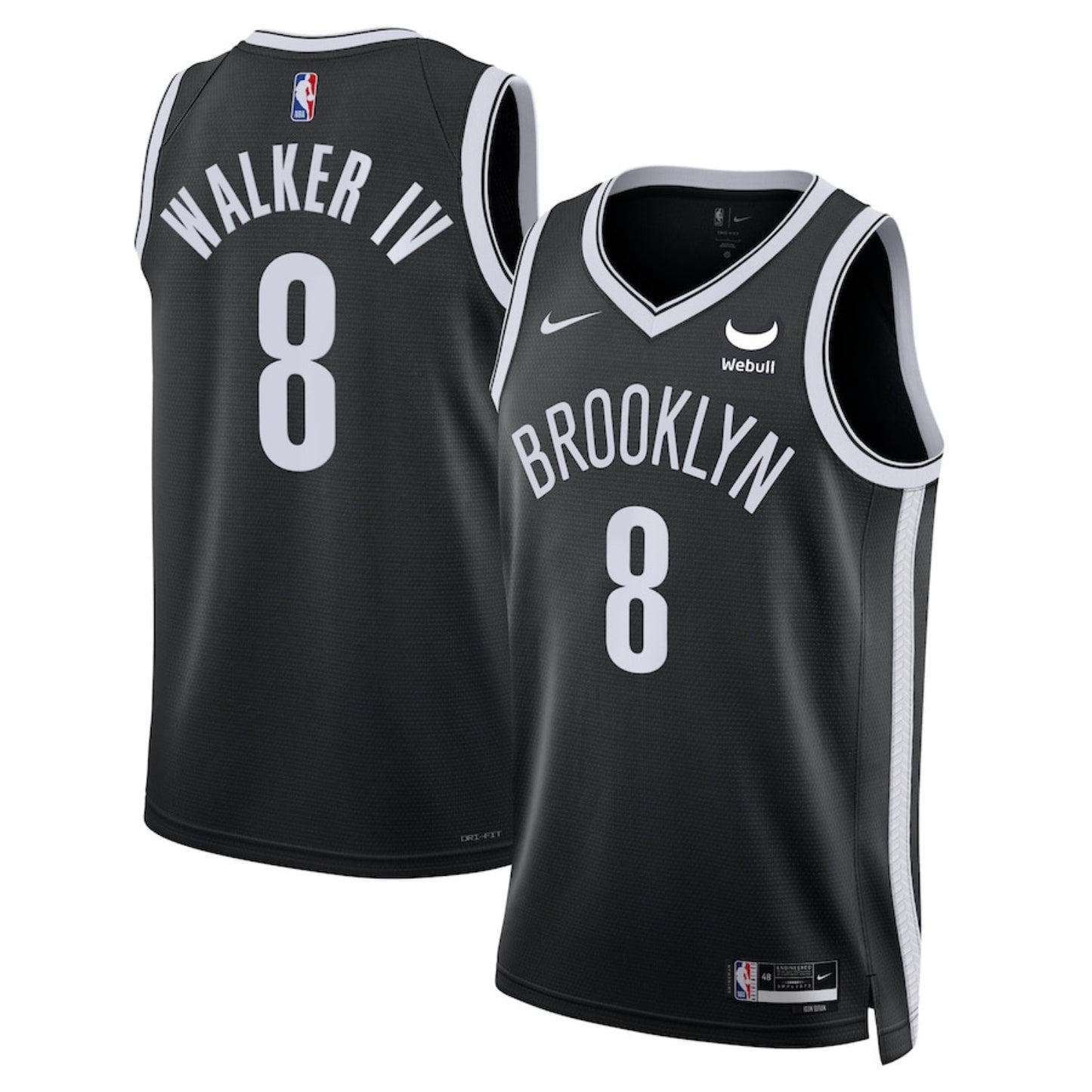 Lonnie Walker IV Brooklyn Nets 8 Jersey