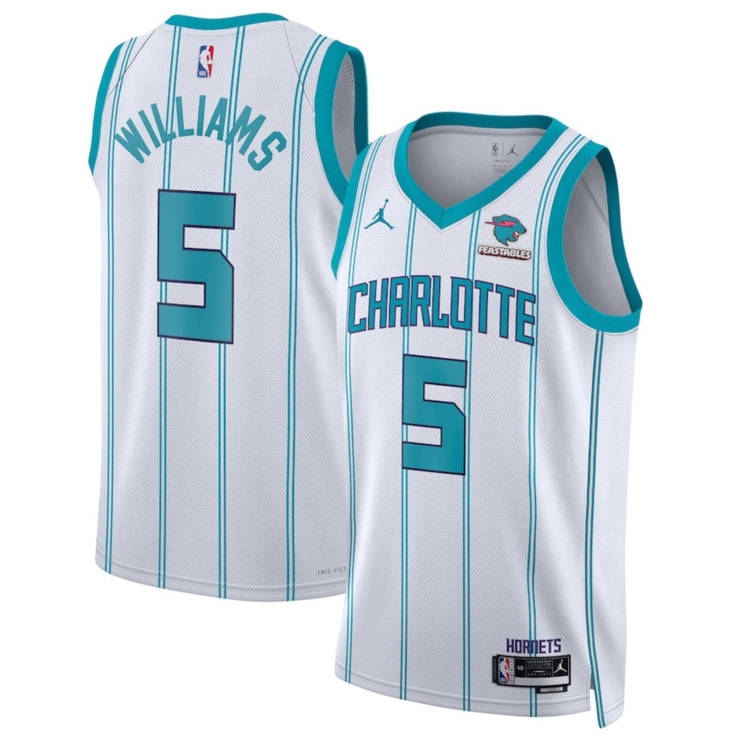 Mark Williams Charlotte Hornets 5 Jersey