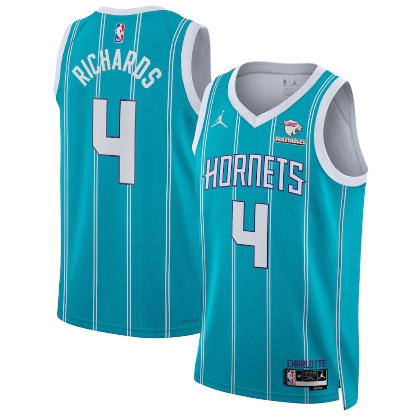 Nick Richards Charlotte Hornets 4 Jersey