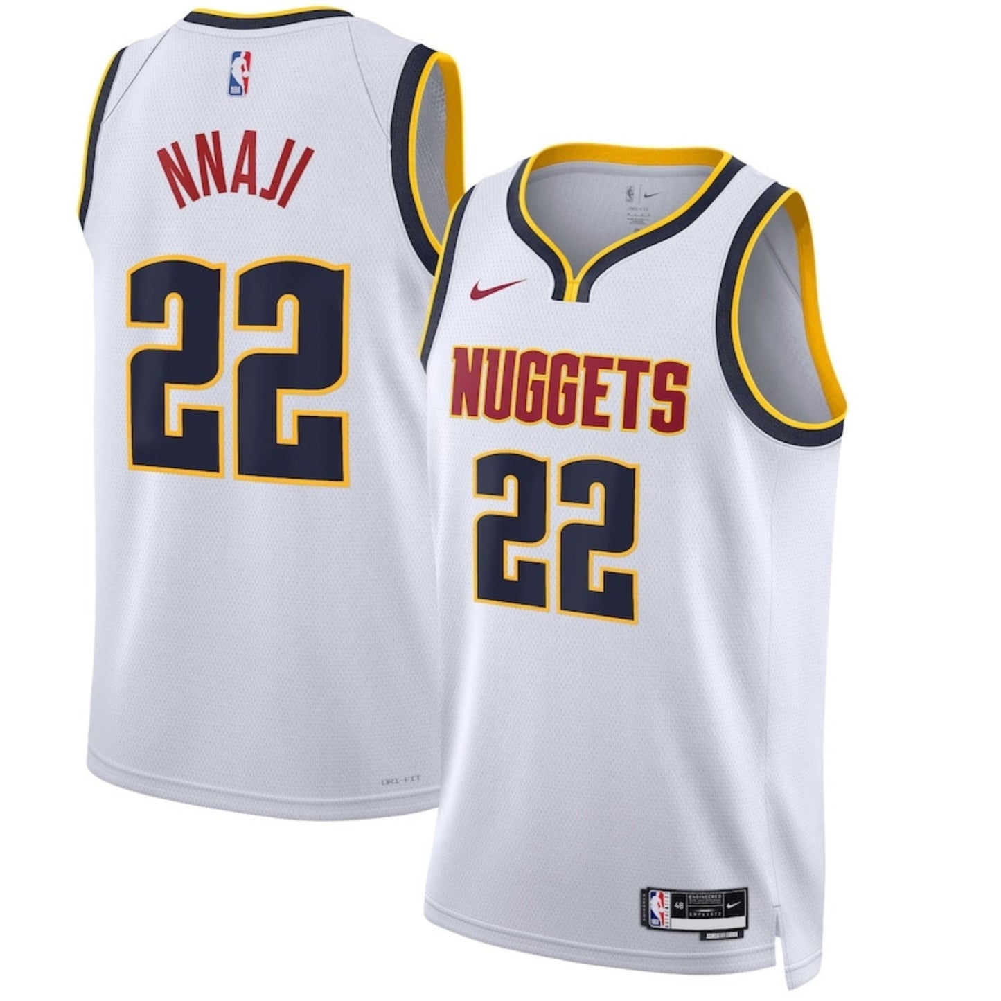 Zeke Nnaji Denver Nuggets 22 Jersey