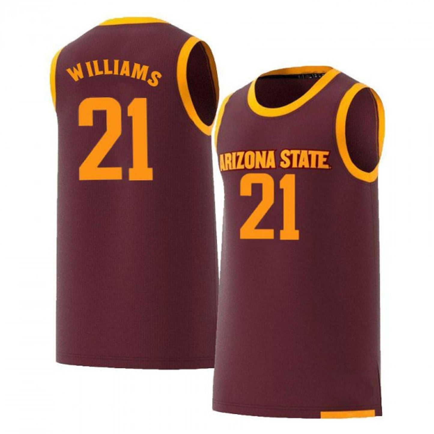 21 Demari Williams Arizona State Sun Devils Jersey