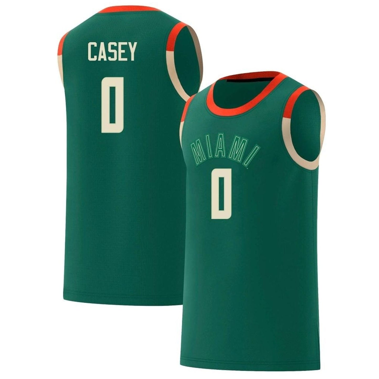 A.J. Casey Miami Hurricanes 0 Jersey