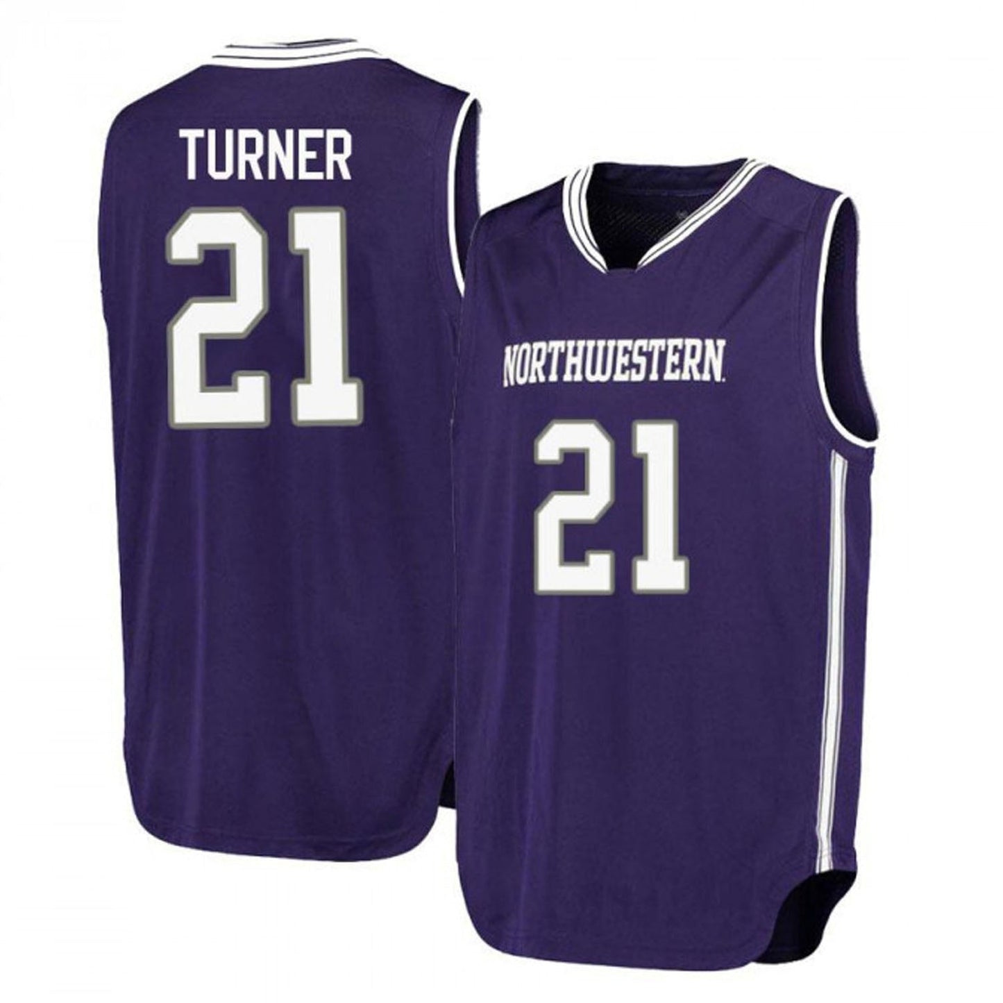 A.J. Turner Northwestern Wildcats 21 Jersey