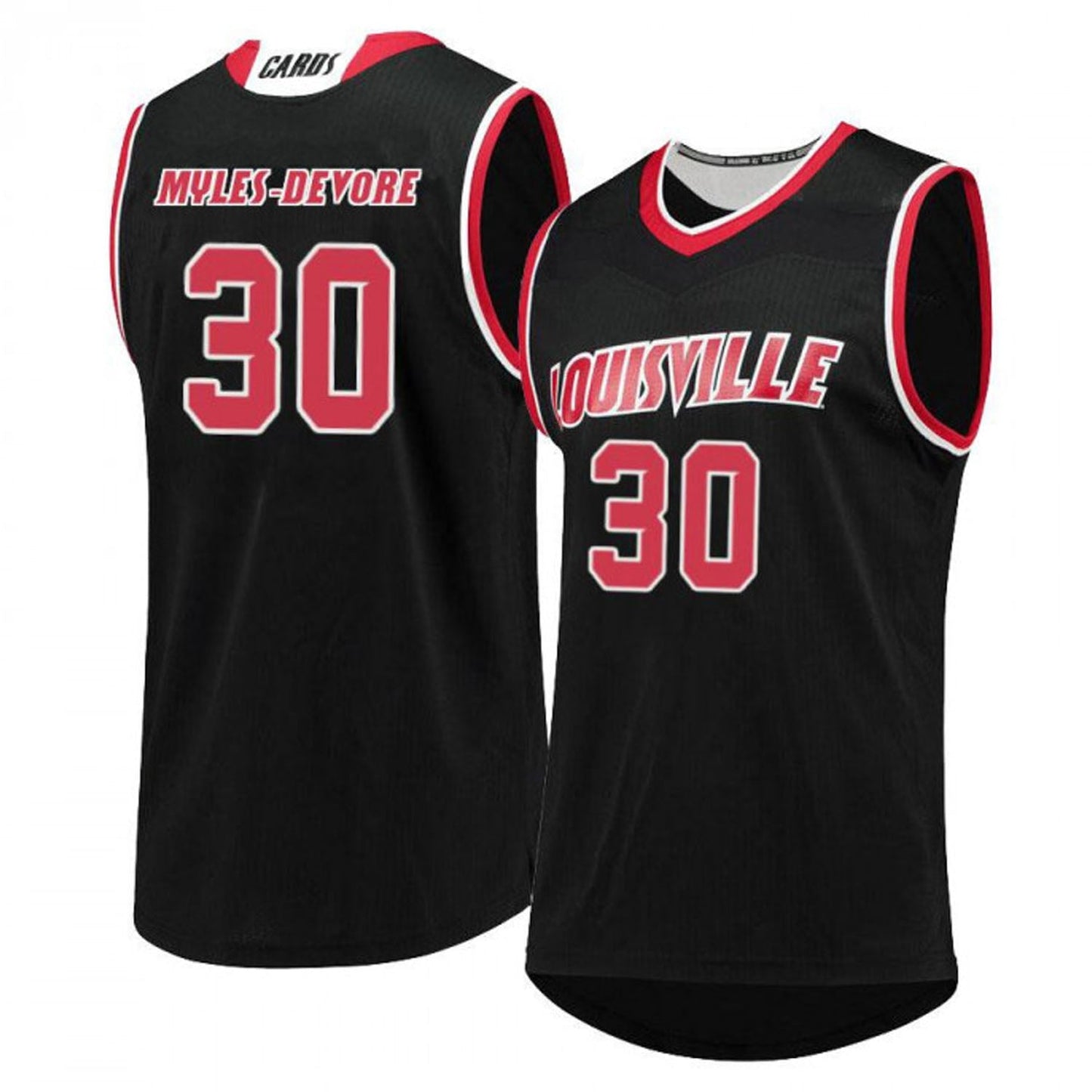 Ashton Myles-Devore Louisville Cardinals 30 Jersey