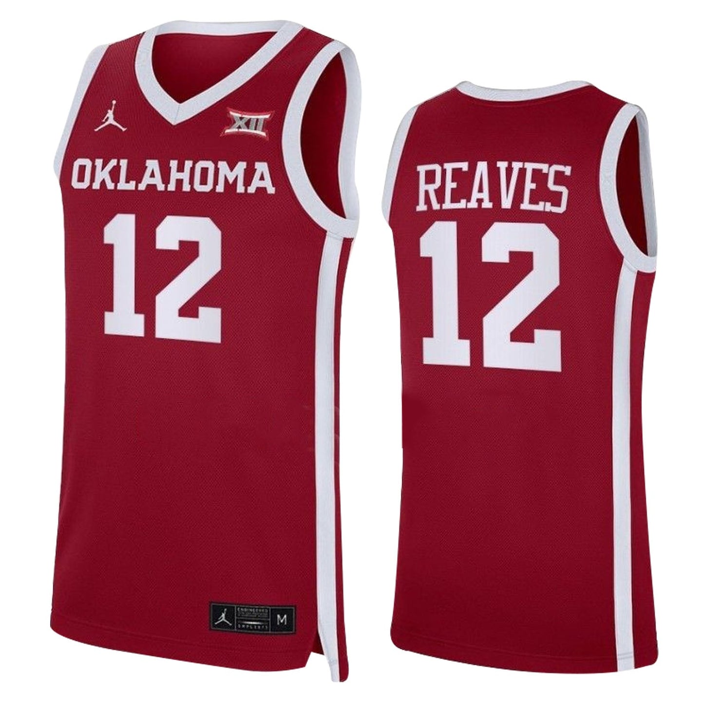 Austin Reaves Oklahoma Sooners 12 Jersey