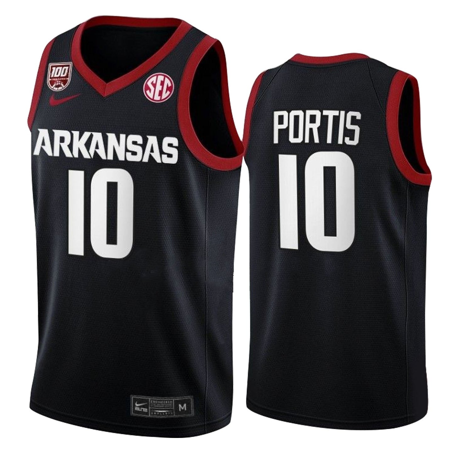 Bobby Portis Arkansas Razorbacks Cardinal 10 Jersey