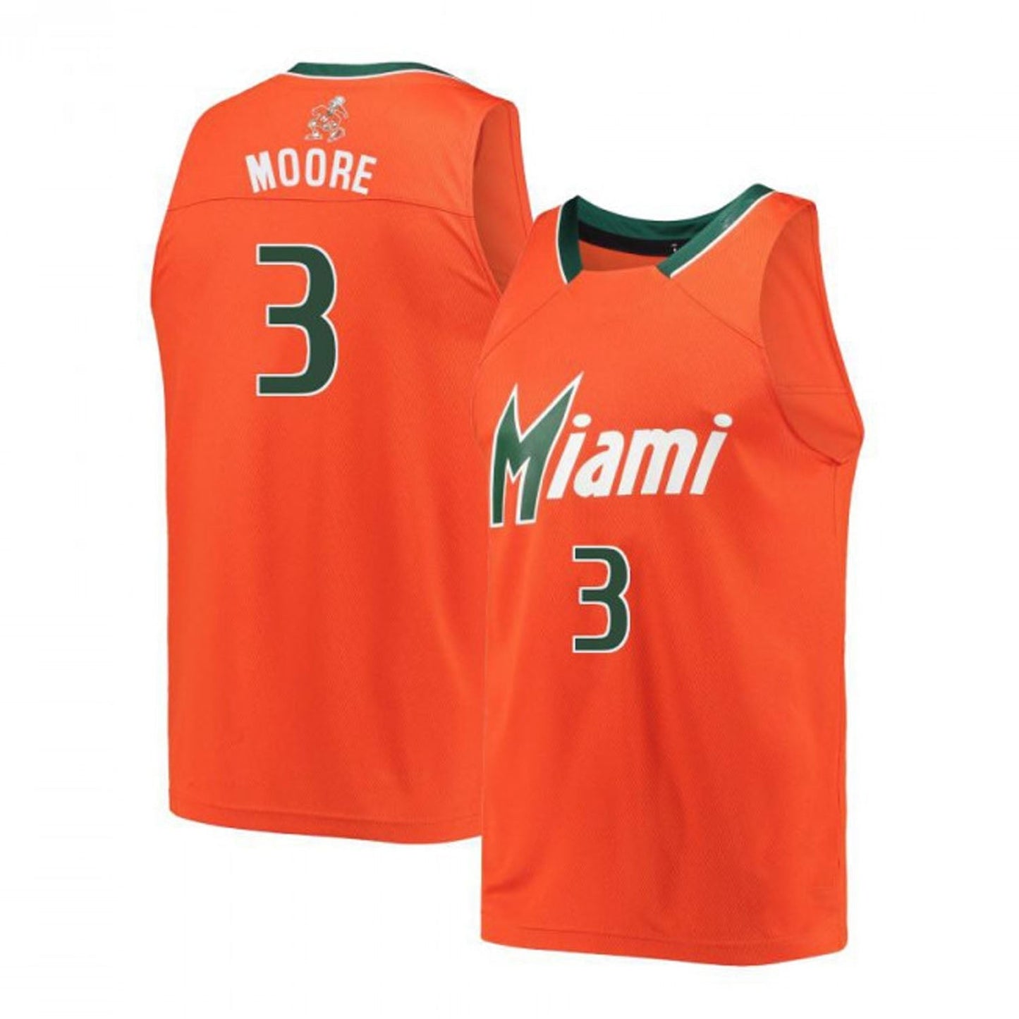 Charlie Moore Miami Hurricanes 3 Jersey