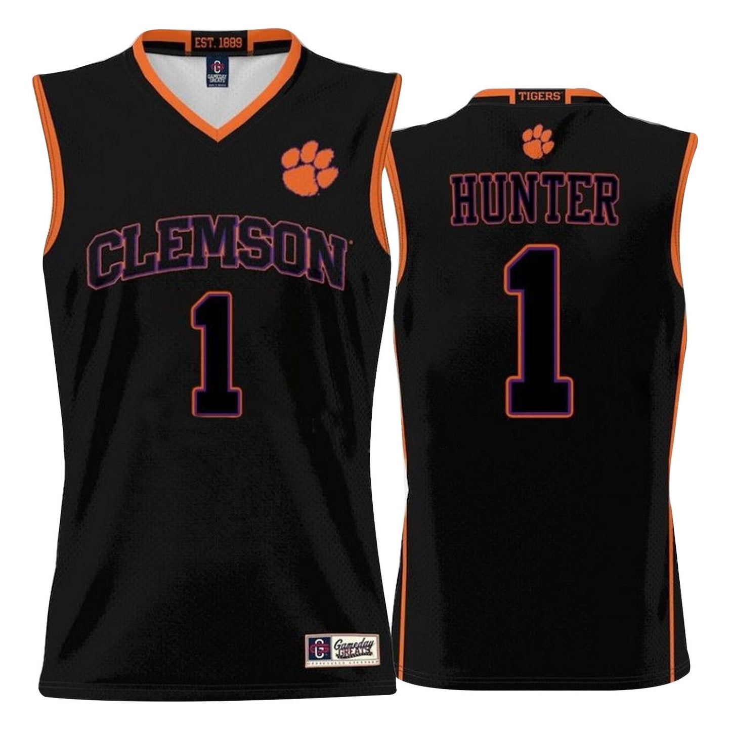 Chase Hunter Clemson Tigers 1 Jersey
