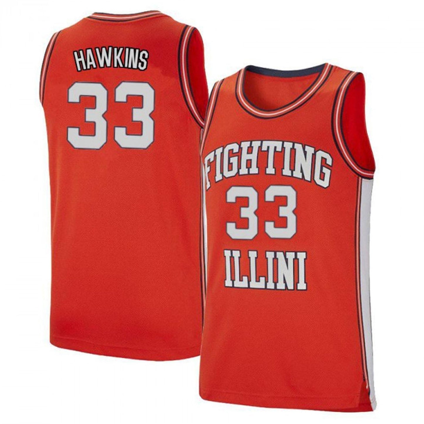 Coleman Hawkins Illinois Fighting Illini 33 Jersey