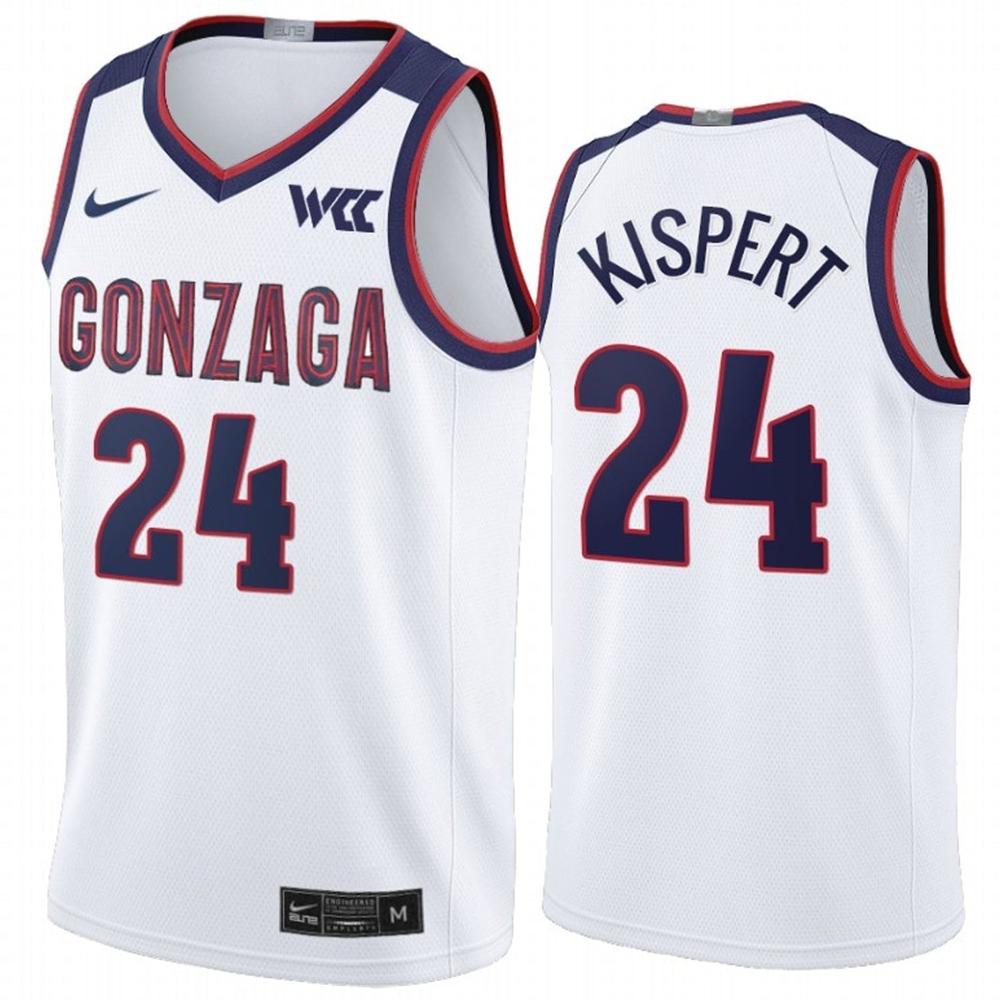 Corey Kispert Gonzaga Bulldogs 24 Jersey