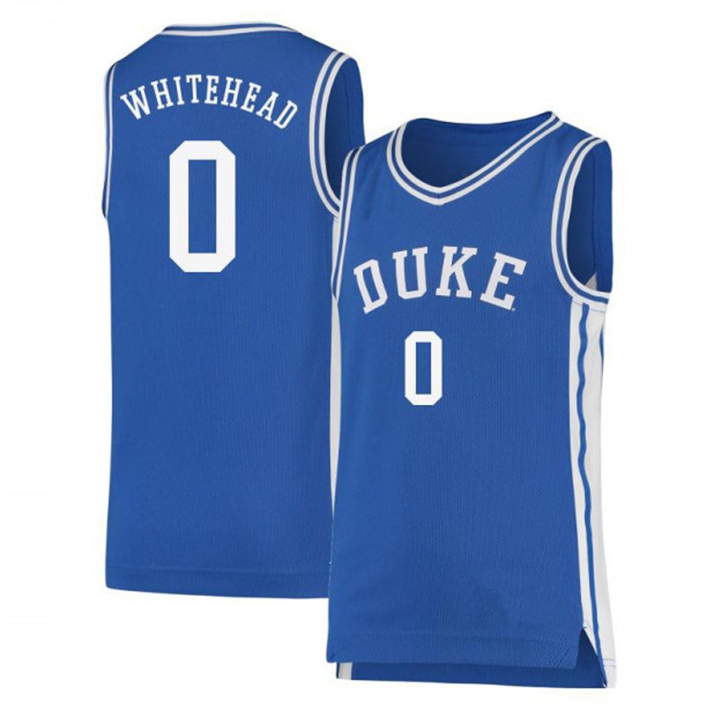 Dariq Whitehead Duke Blue Devils 0 Jersey
