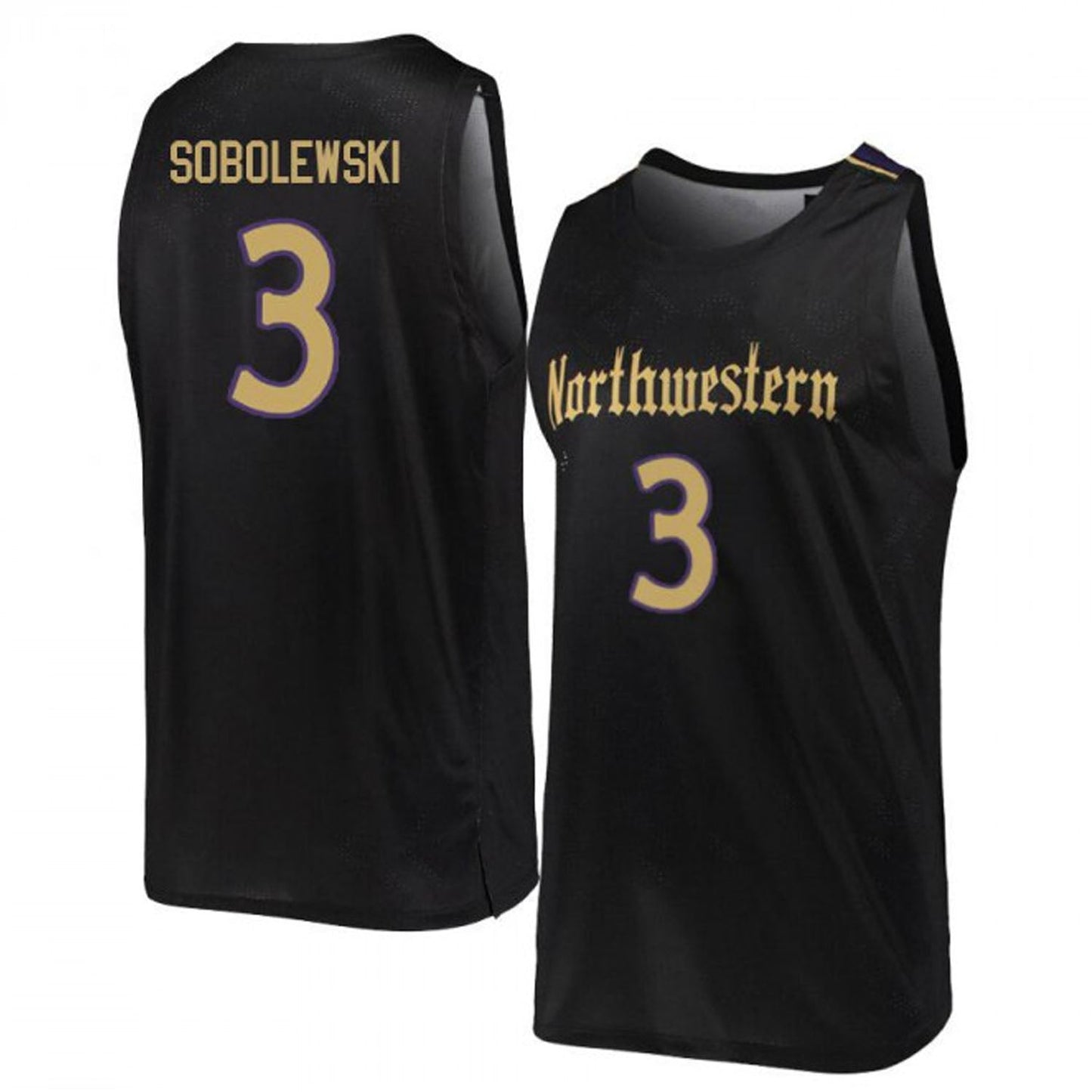 Dave Sobolewski Northwestern Wildcats 3 Jersey