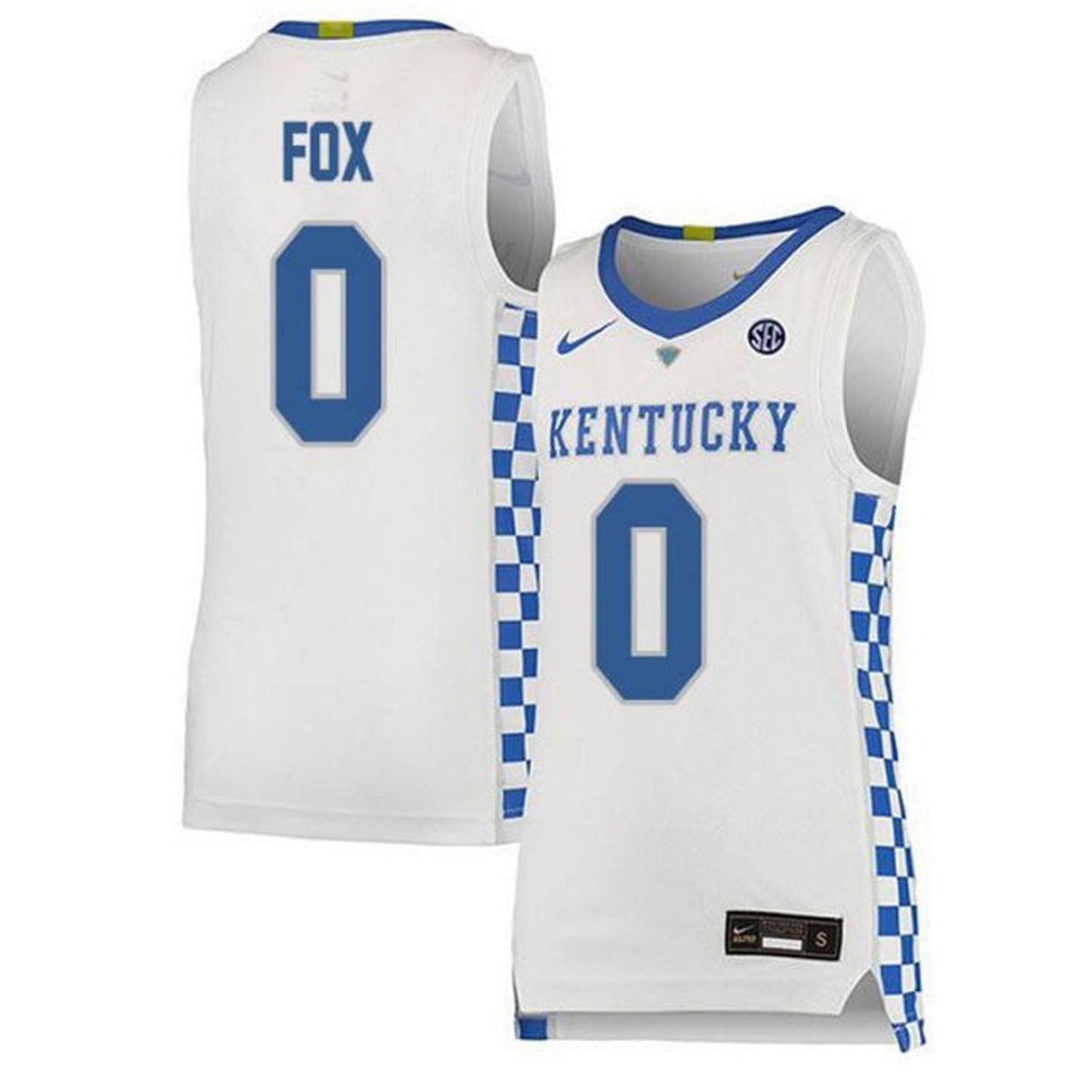 DeAaron Fox Kentucky Wildcats 0 Jersey