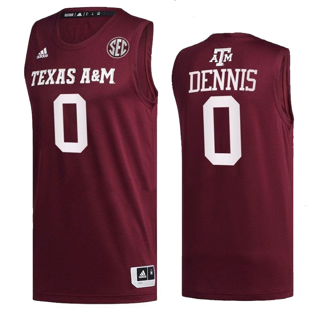 Dexter Dennis Texas AM Aggies 0 Jersey
