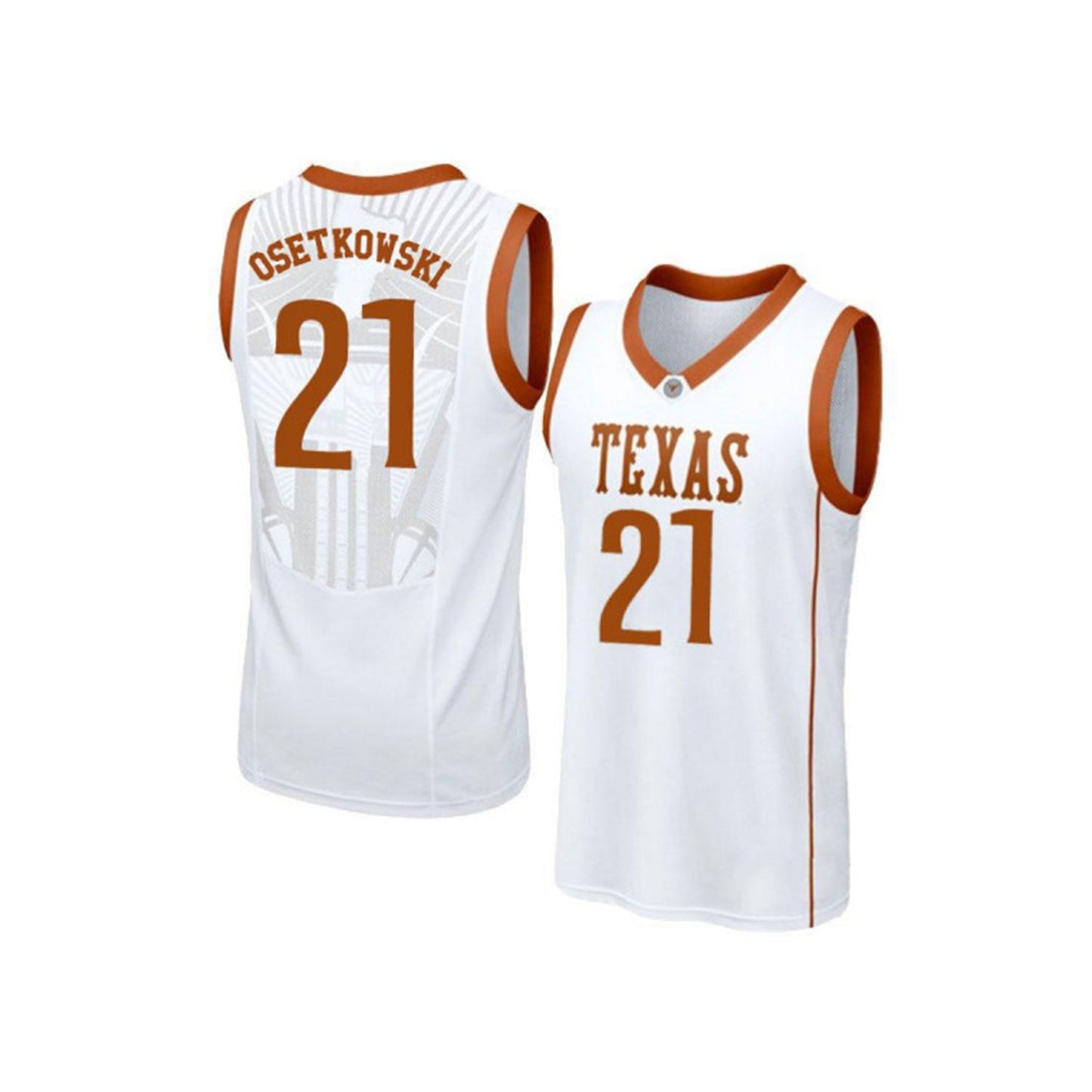 Dylan Osetkowski Texas Longhorns 21 Jersey