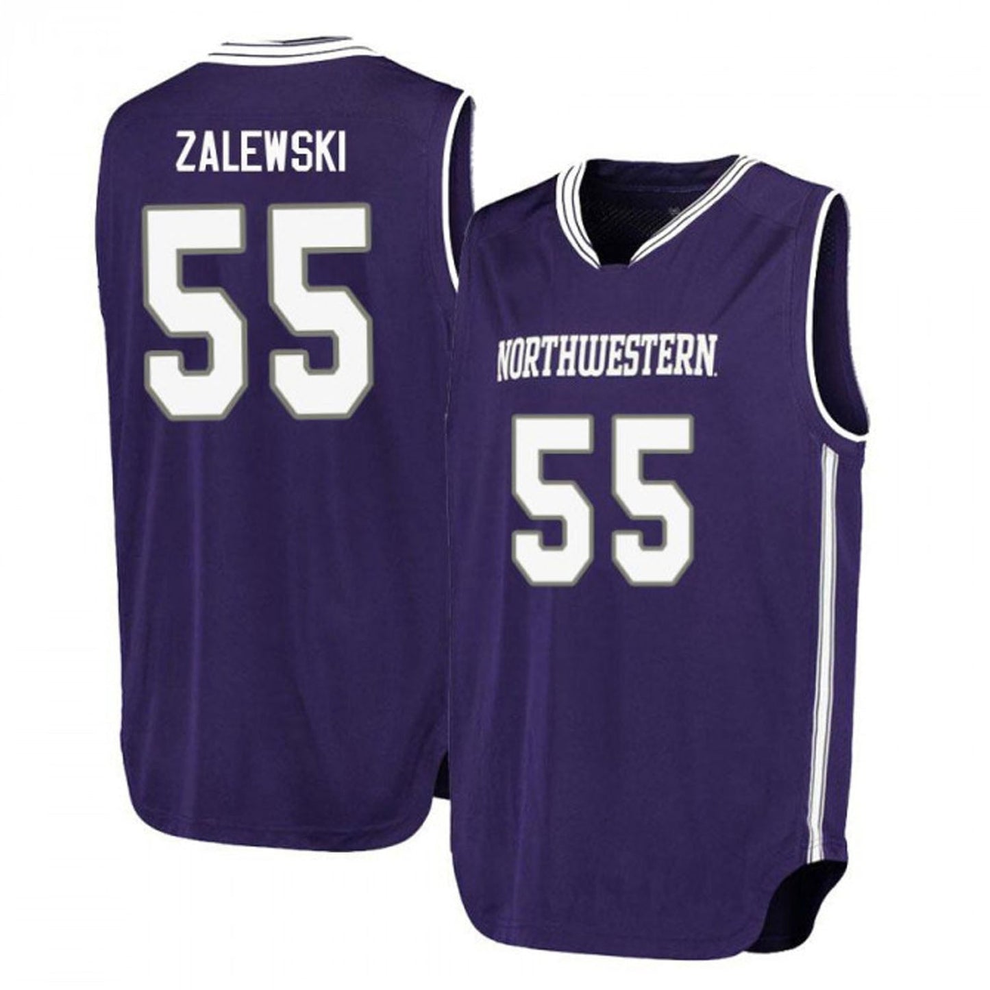 Eric Zalewski Northwestern Wildcats 55 Jersey