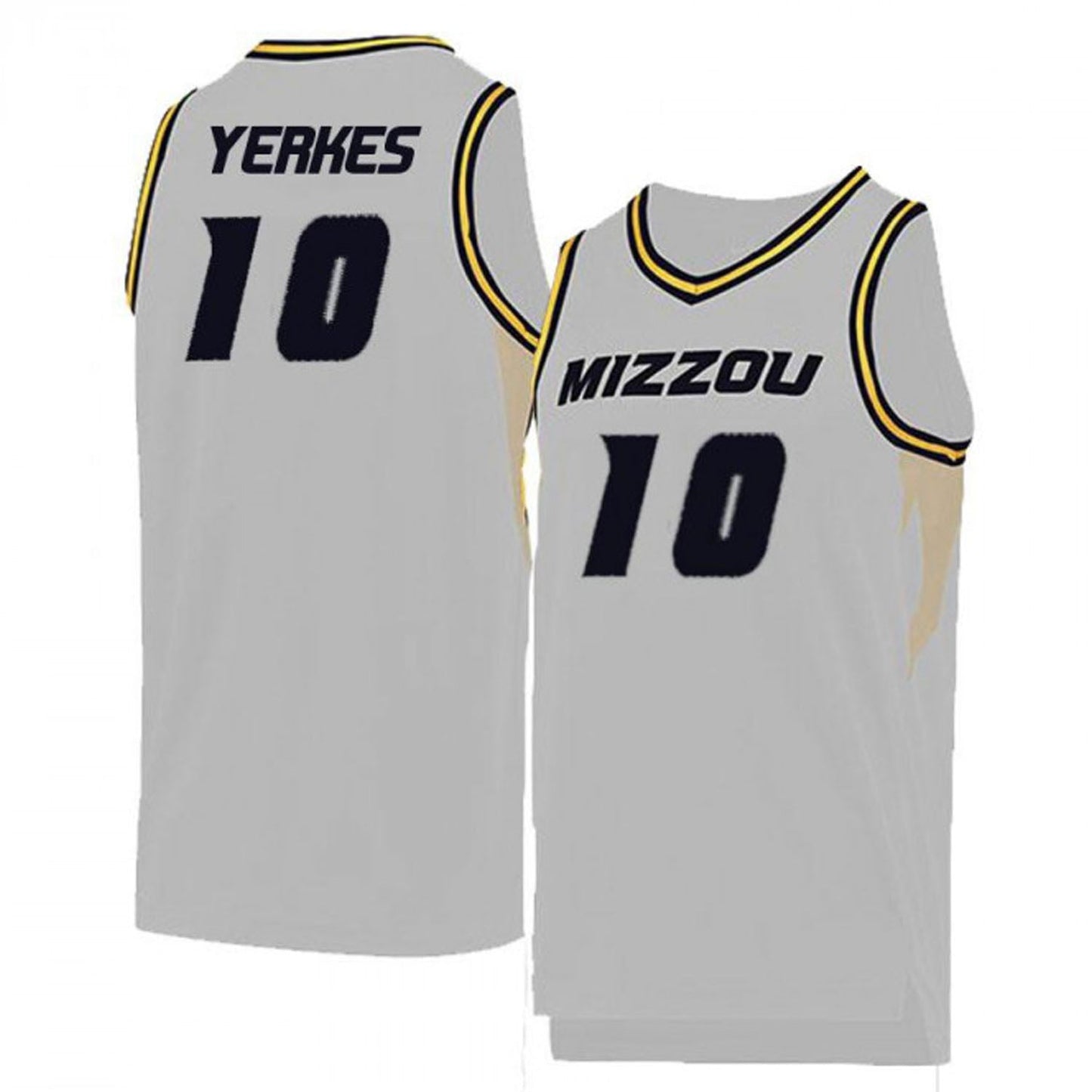 Evan Yerkes Missouri Tigers 10 Jersey