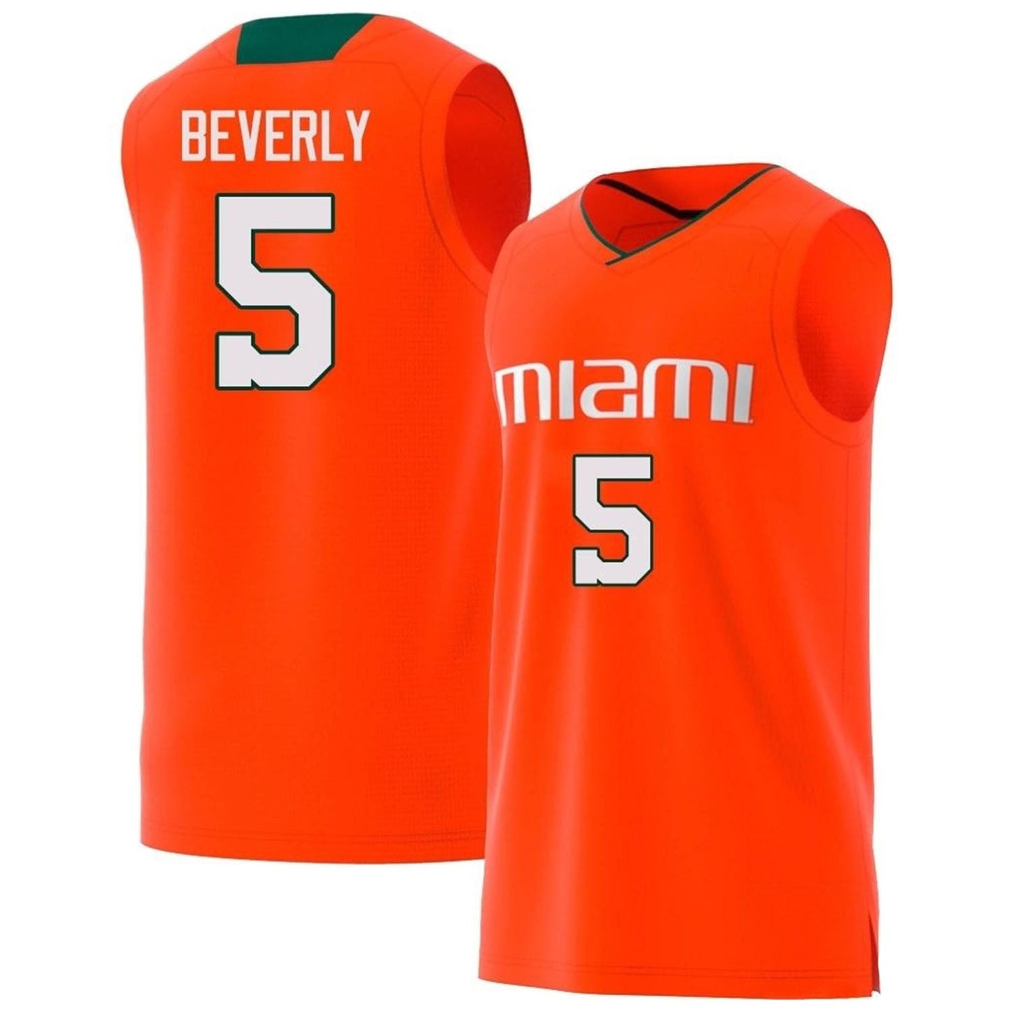 Harlond Beverly Miami Hurricanes 5 Jersey