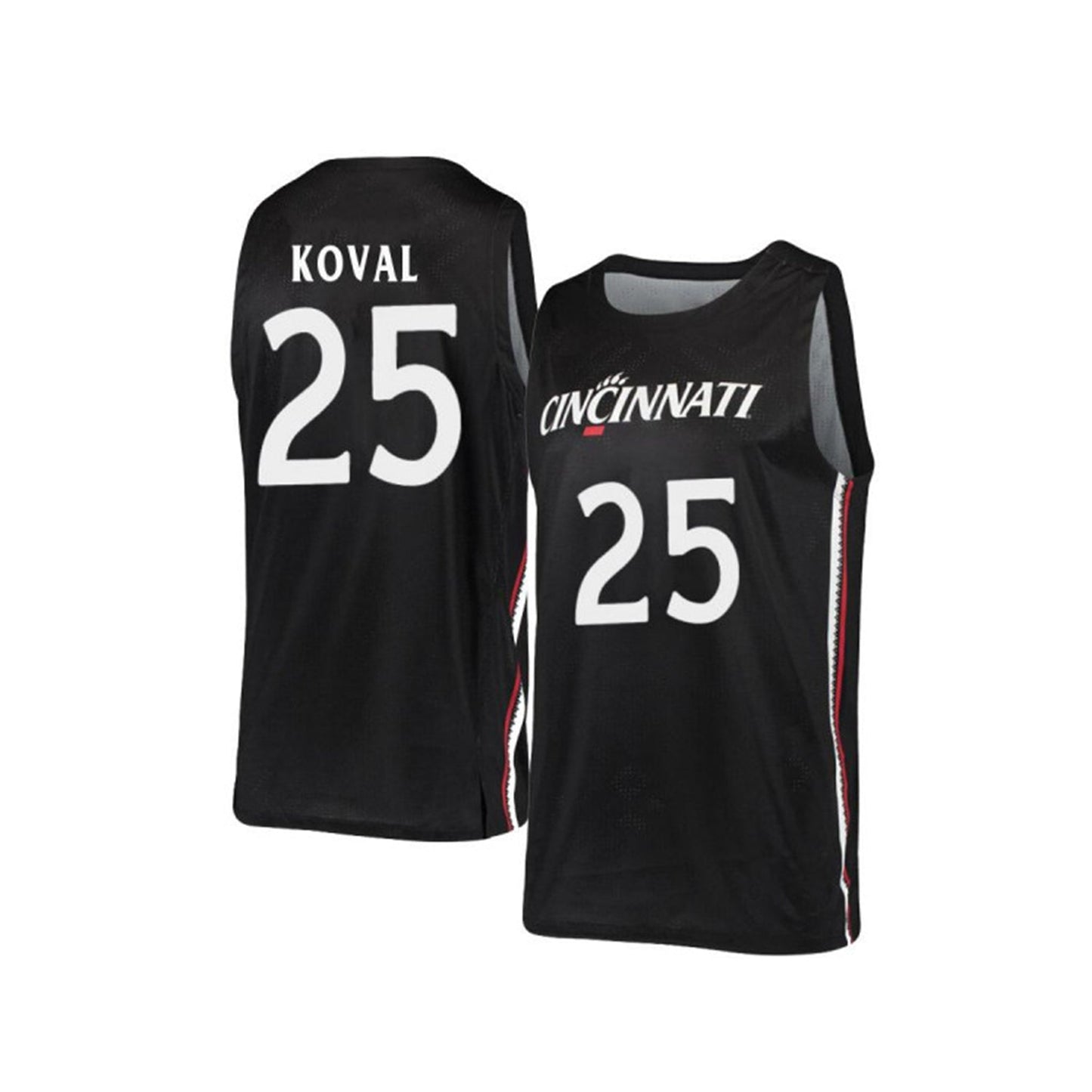 Hayden Koval Cincinnati Bearcats 25 Jersey