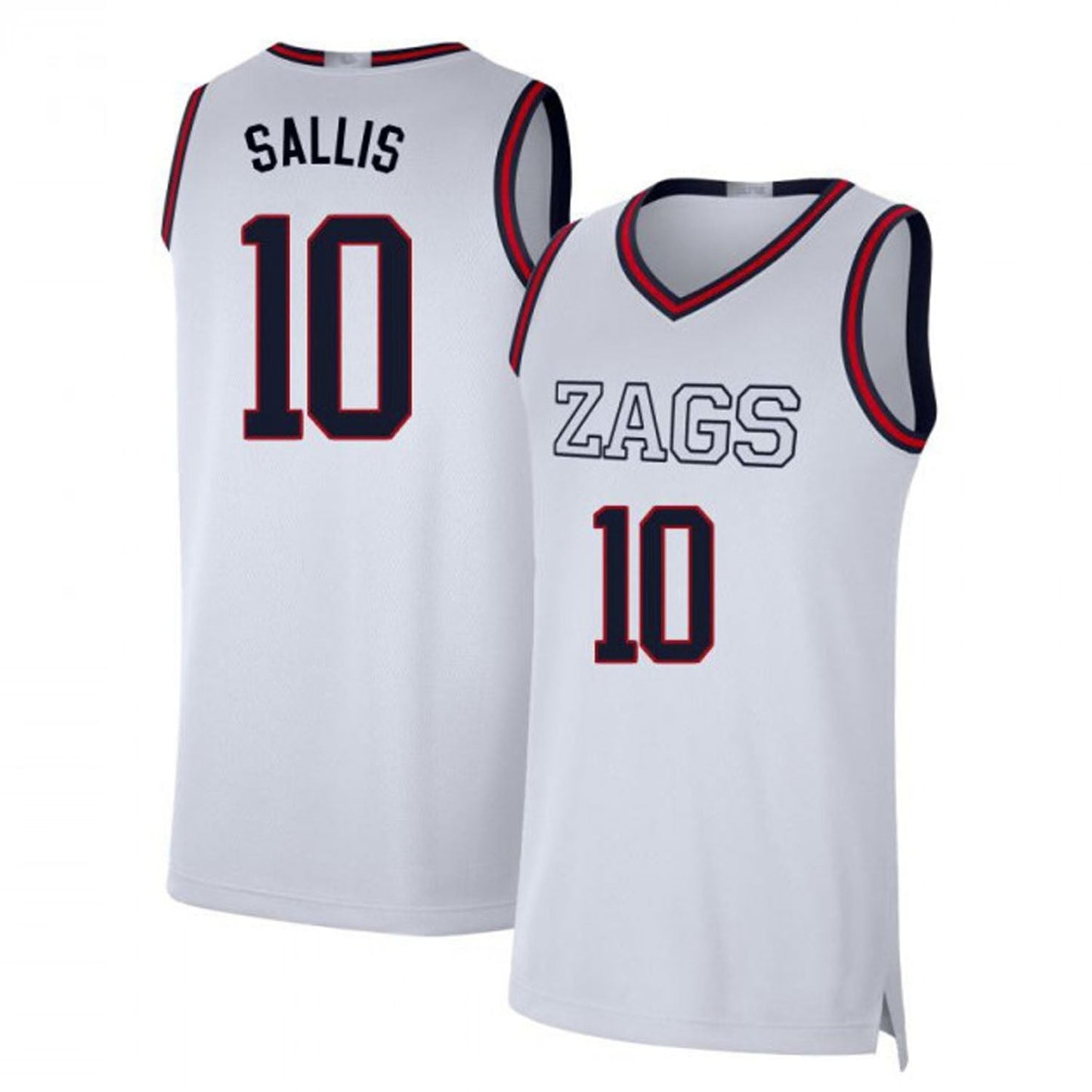 Hunter Sallis Gonzaga Bulldogs 10 Jersey