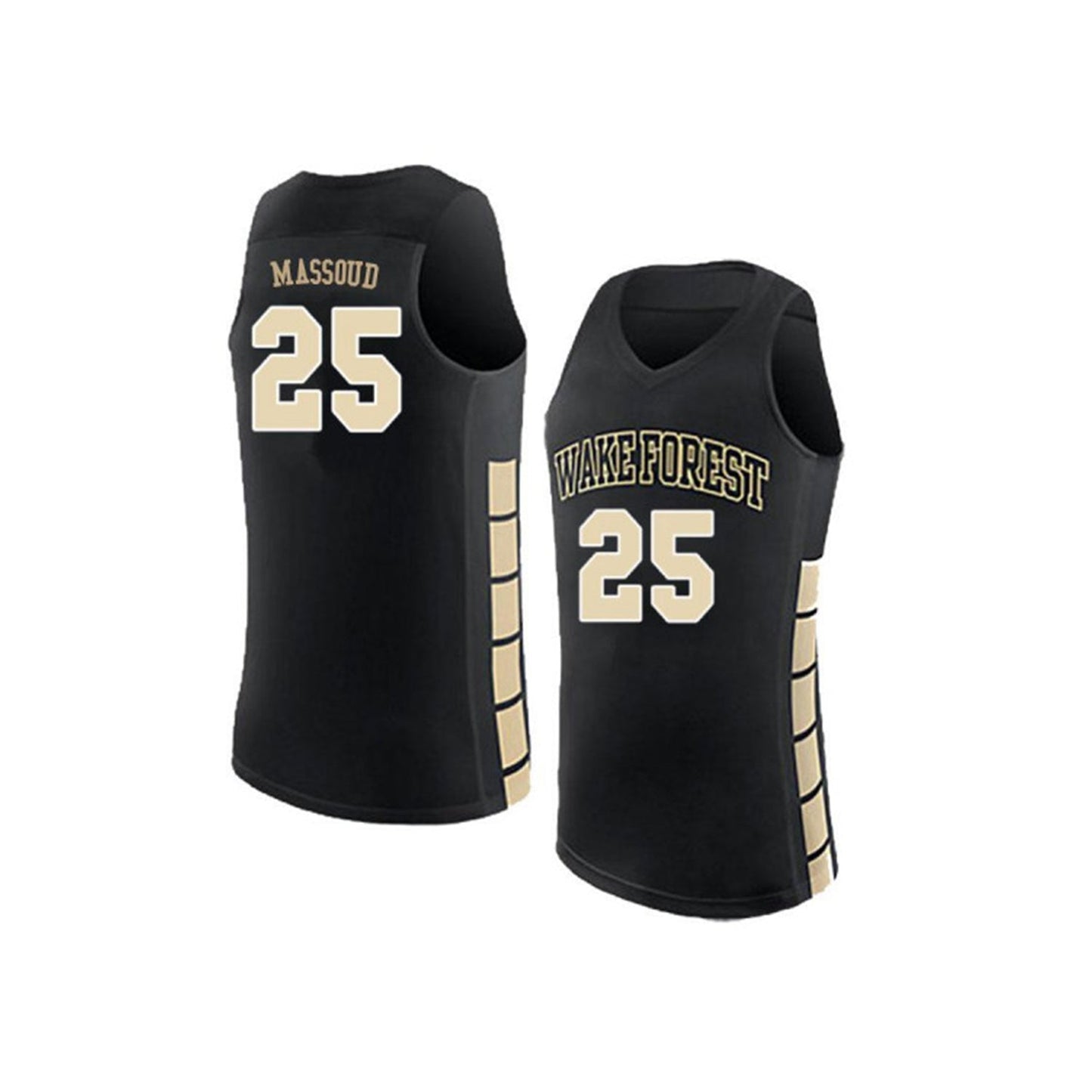 Ismael Massoud Wake Forest Demon Deacons 25 Jersey
