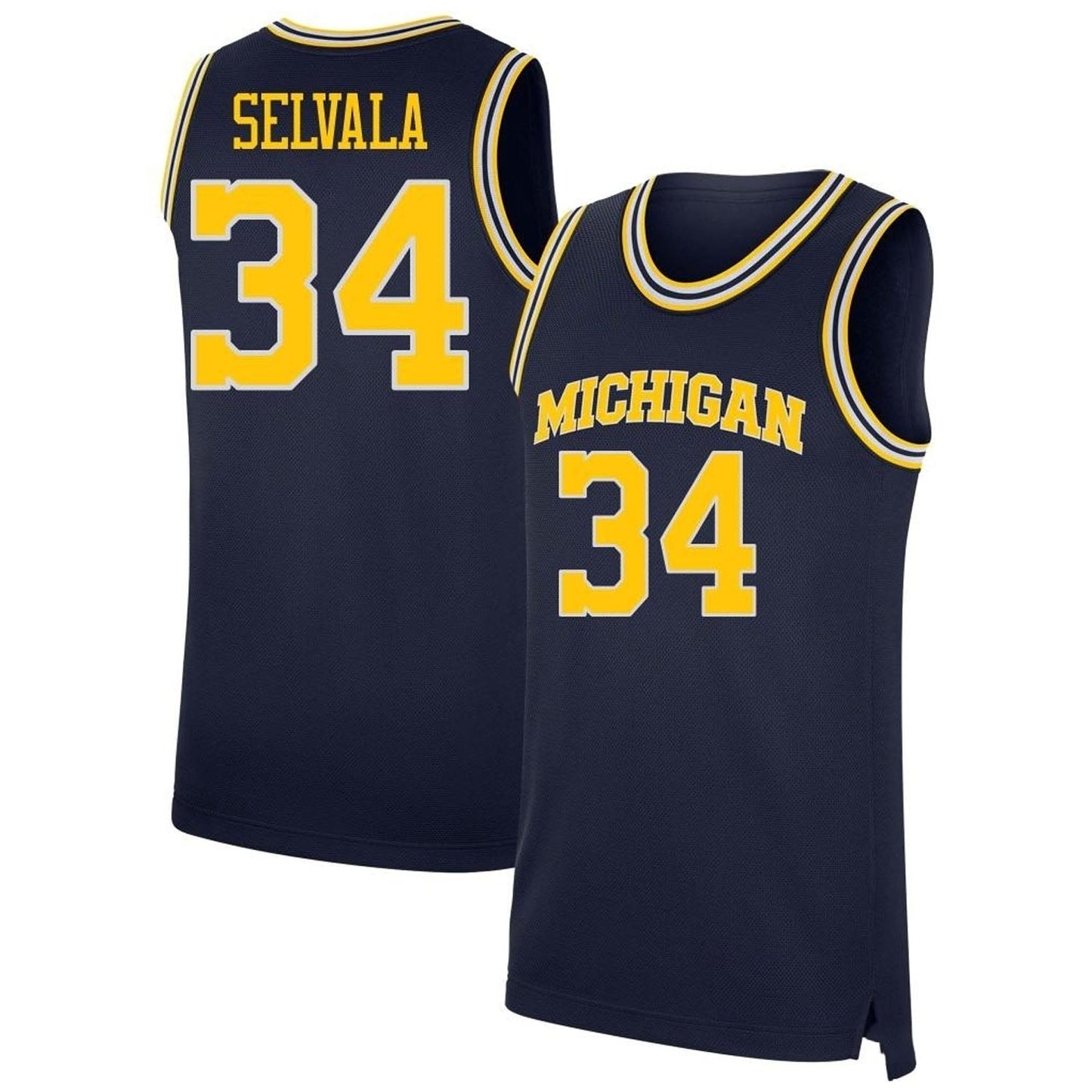 Jackson Selvala Michigan Wolverines 34 Jersey