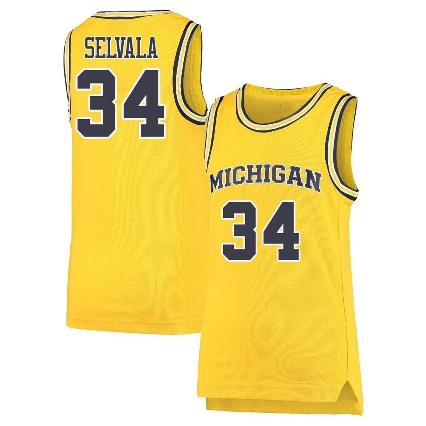 Jackson Selvala Michigan Wolverines 34 Jersey