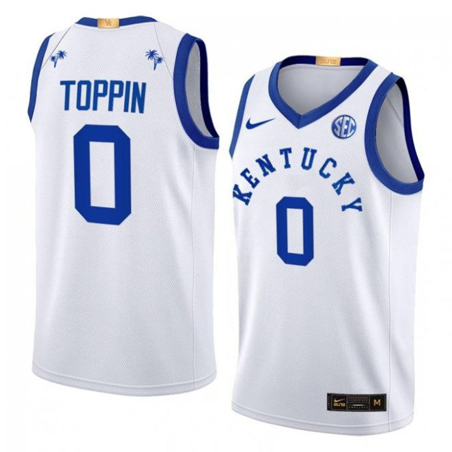 Jacob Toppin Kentucky Wildcats 0 Jersey