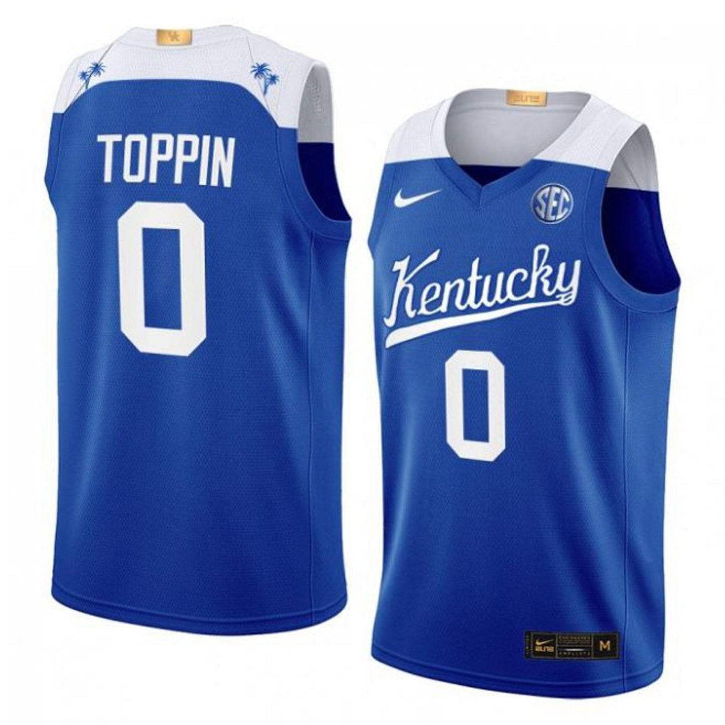Jacob Toppin Kentucky Wildcats 0 Jersey