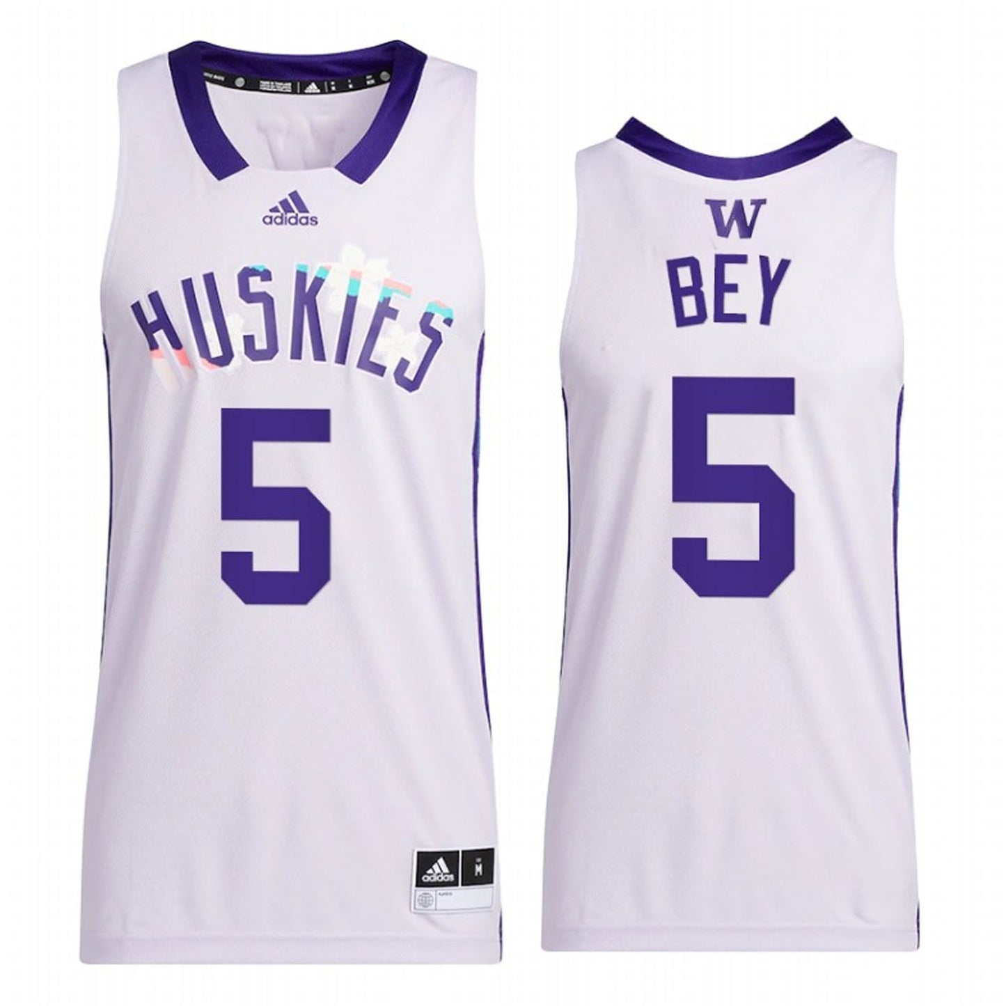 Jamal Bey Washington Huskies 5 Jersey