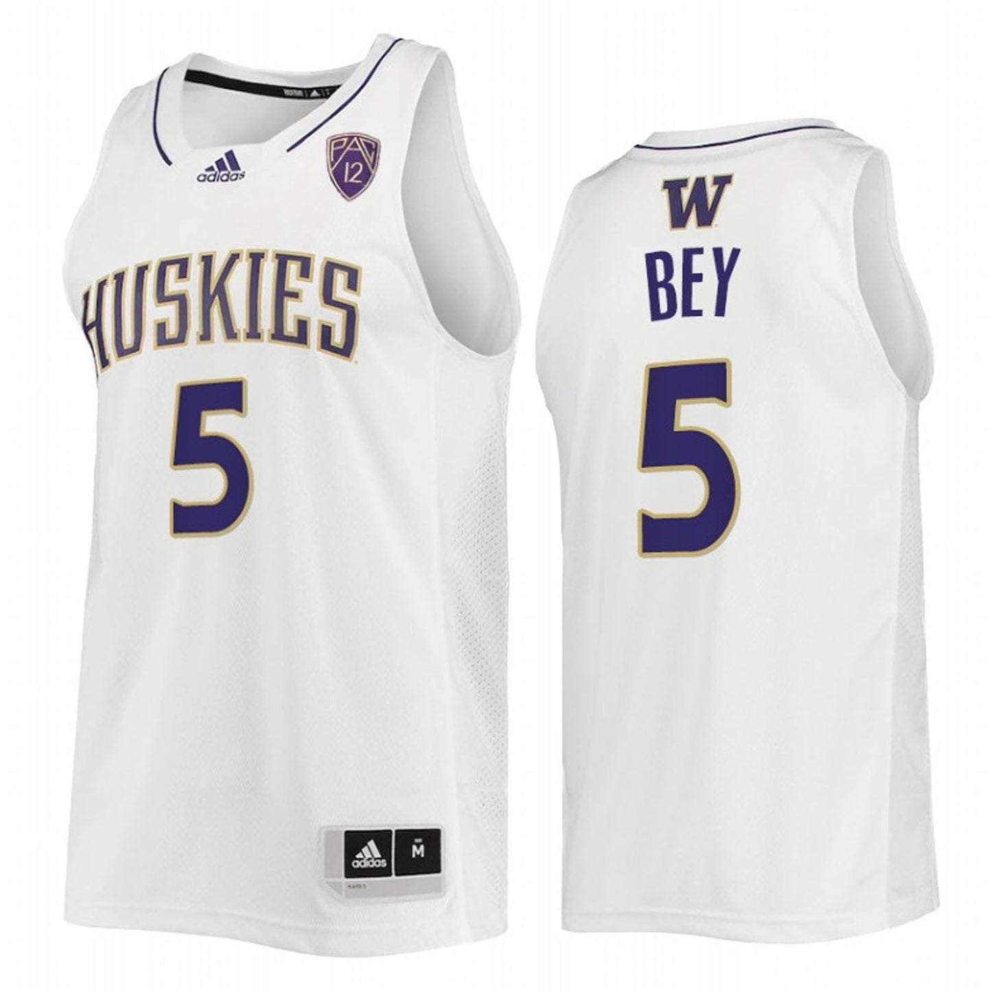 Jamal Bey Washington Huskies 5 Jersey