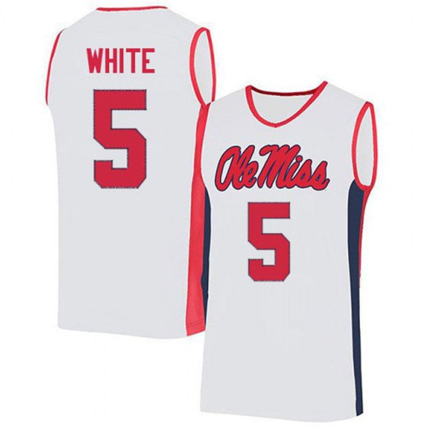James White Ole Miss Rebels 5 Jersey