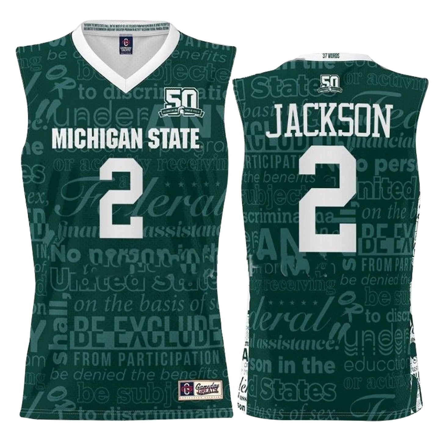 Jaren Jackson Jr. Michigan State Spartans 2 Jersey