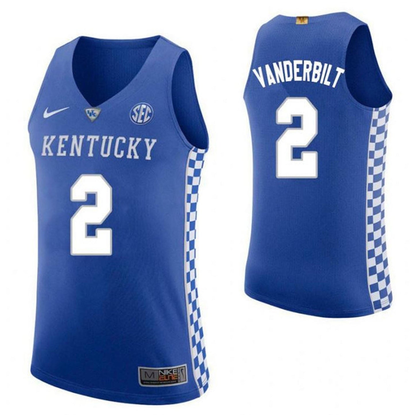 Jarred Vanderbilt Kentucky Wildcats 2 Jersey