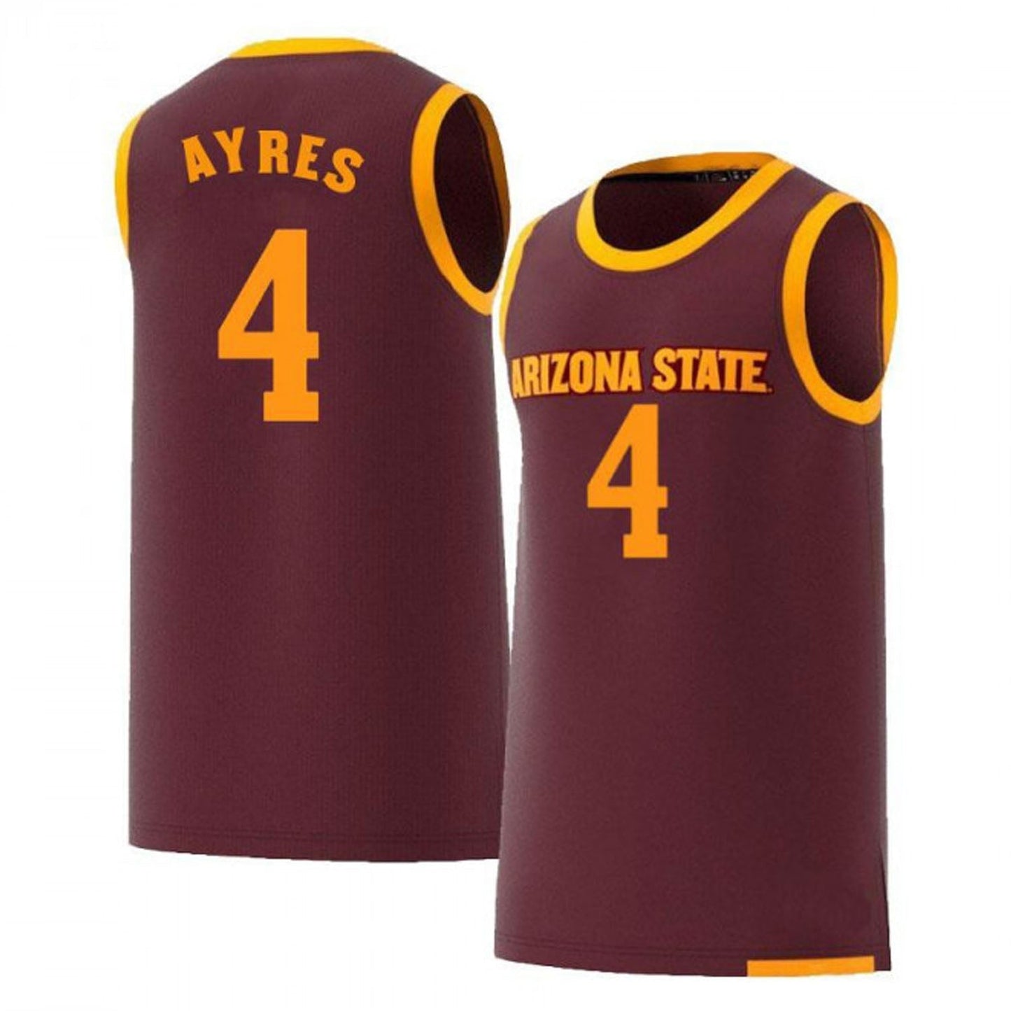 Jeff Ayres Arizona State Sun Devils 4 Jersey