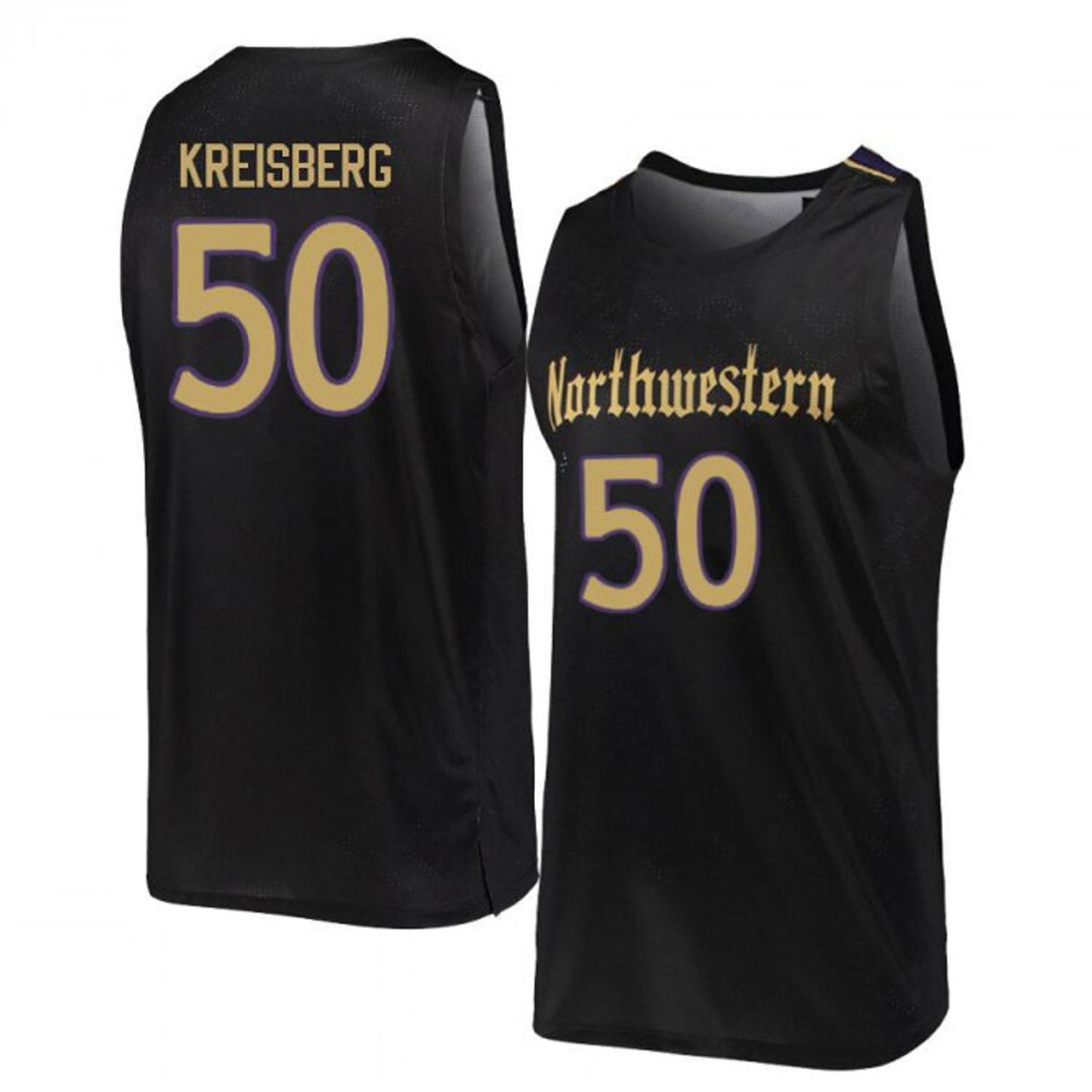 Jeremiah Kreisberg Northwestern Wildcats 50 Jersey