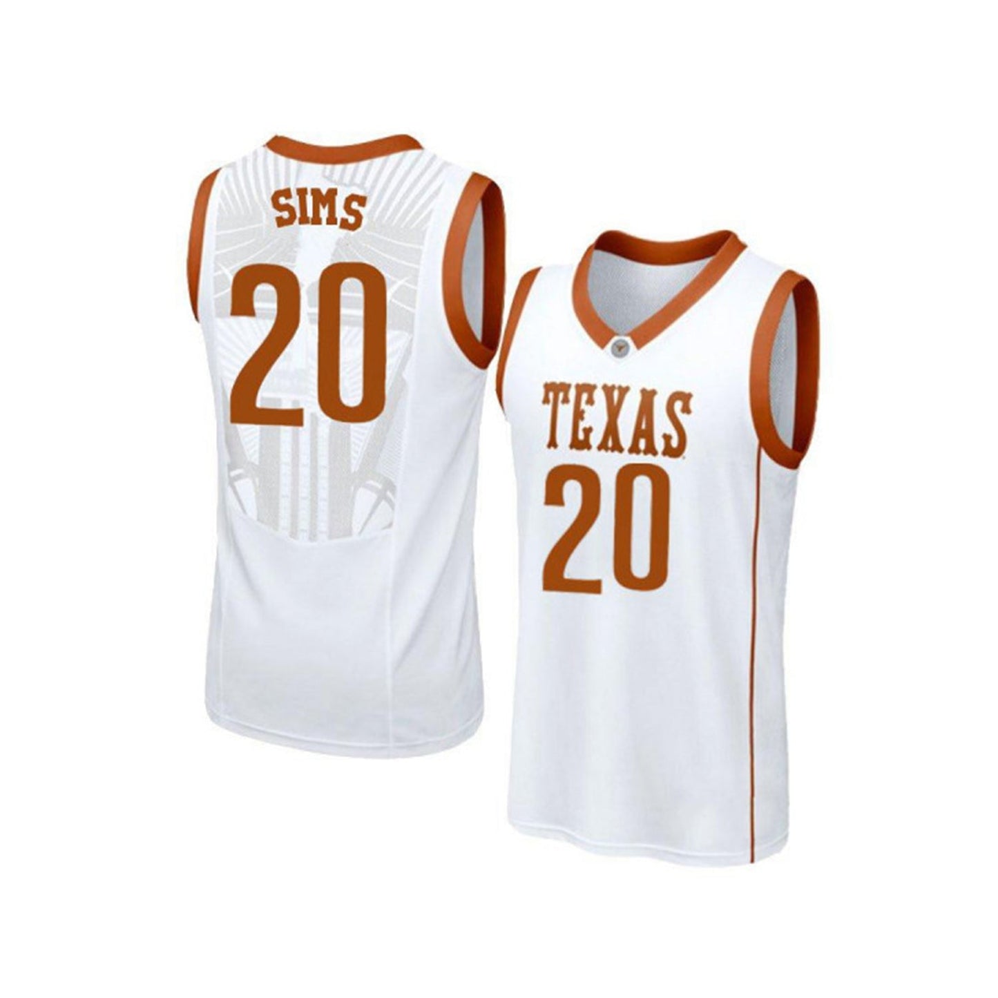 Jericho Sims Texas Longhorns 20 Jersey
