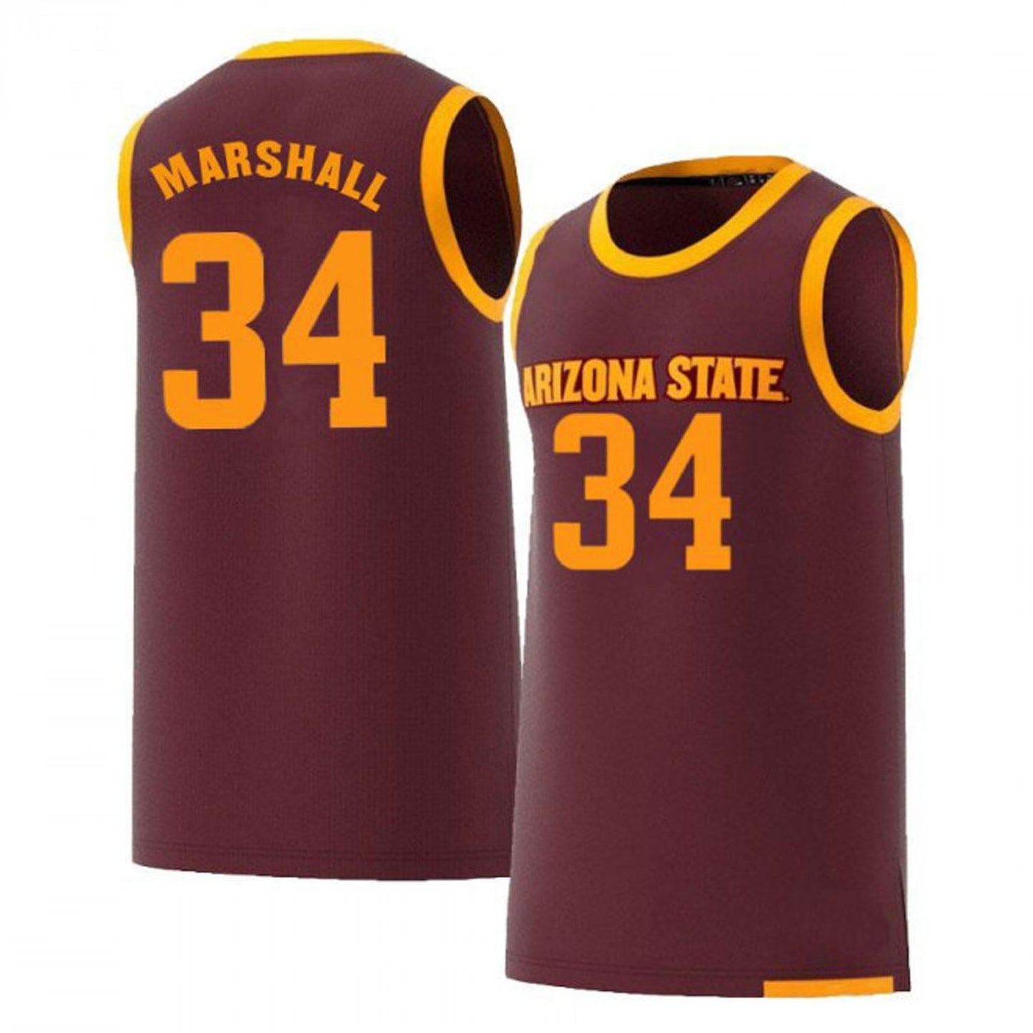 Jermaine Marshall Arizona State Sun Devils 34 Jersey