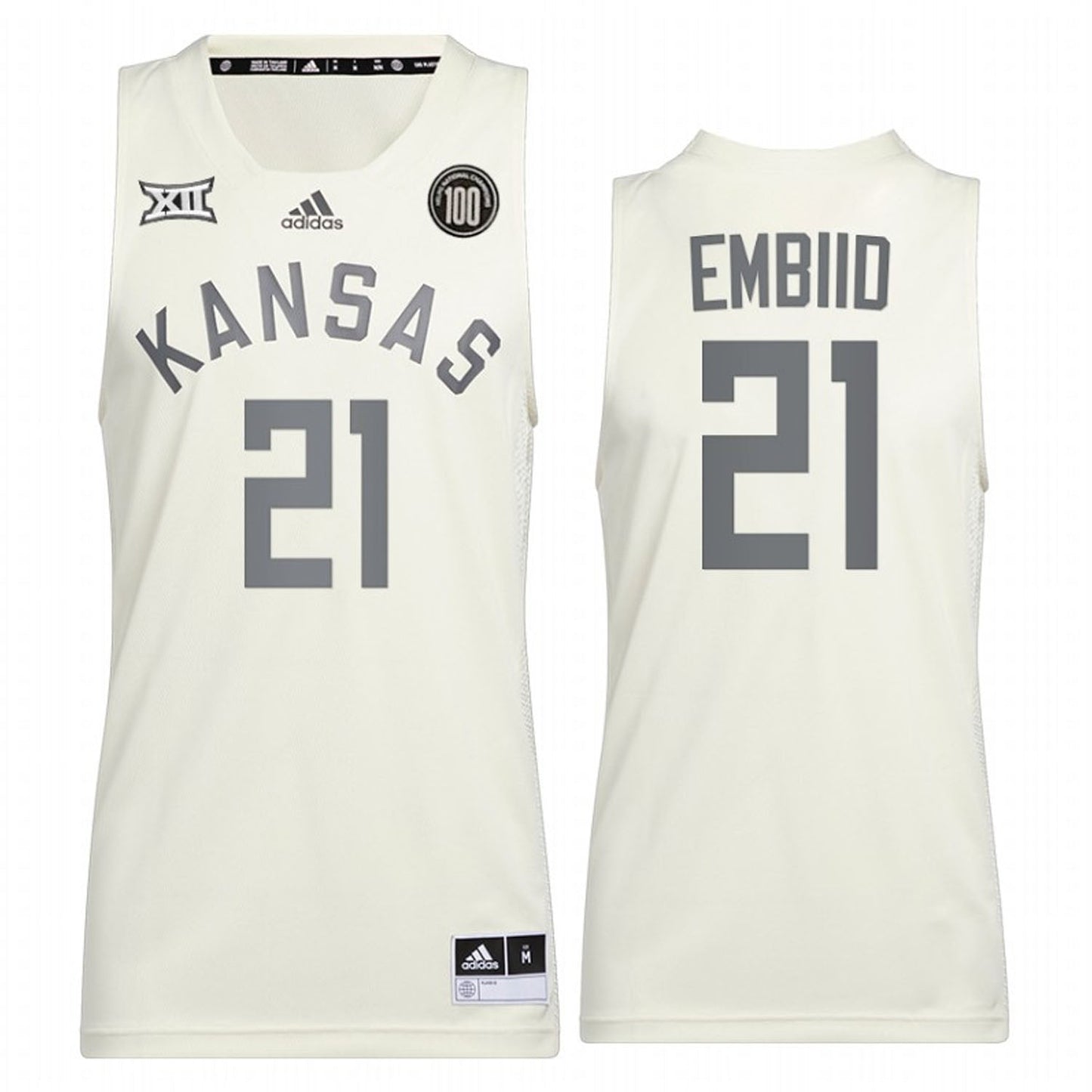 Joel Embiid Kansas JayHawks 21 Jersey